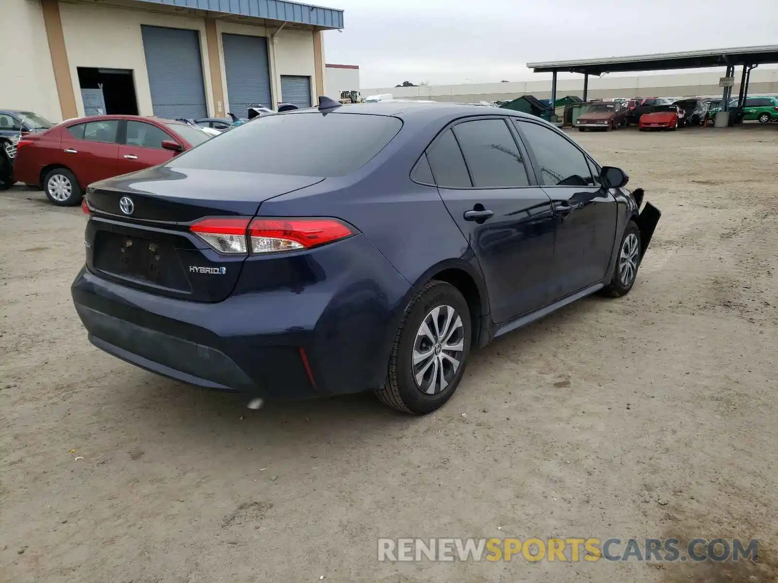 4 Photograph of a damaged car JTDEBRBE3LJ018200 TOYOTA COROLLA 2020