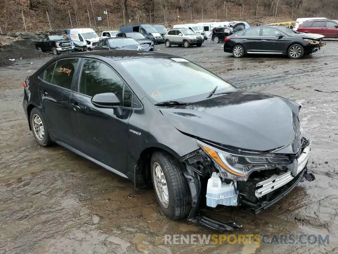 4 Photograph of a damaged car JTDEBRBE3LJ019542 TOYOTA COROLLA 2020