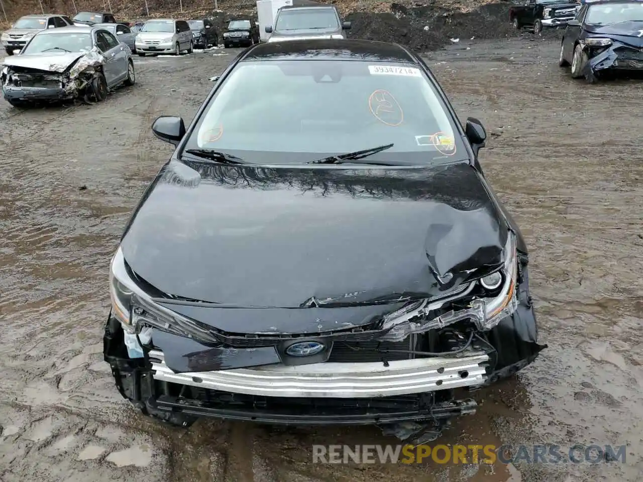 5 Photograph of a damaged car JTDEBRBE3LJ019542 TOYOTA COROLLA 2020