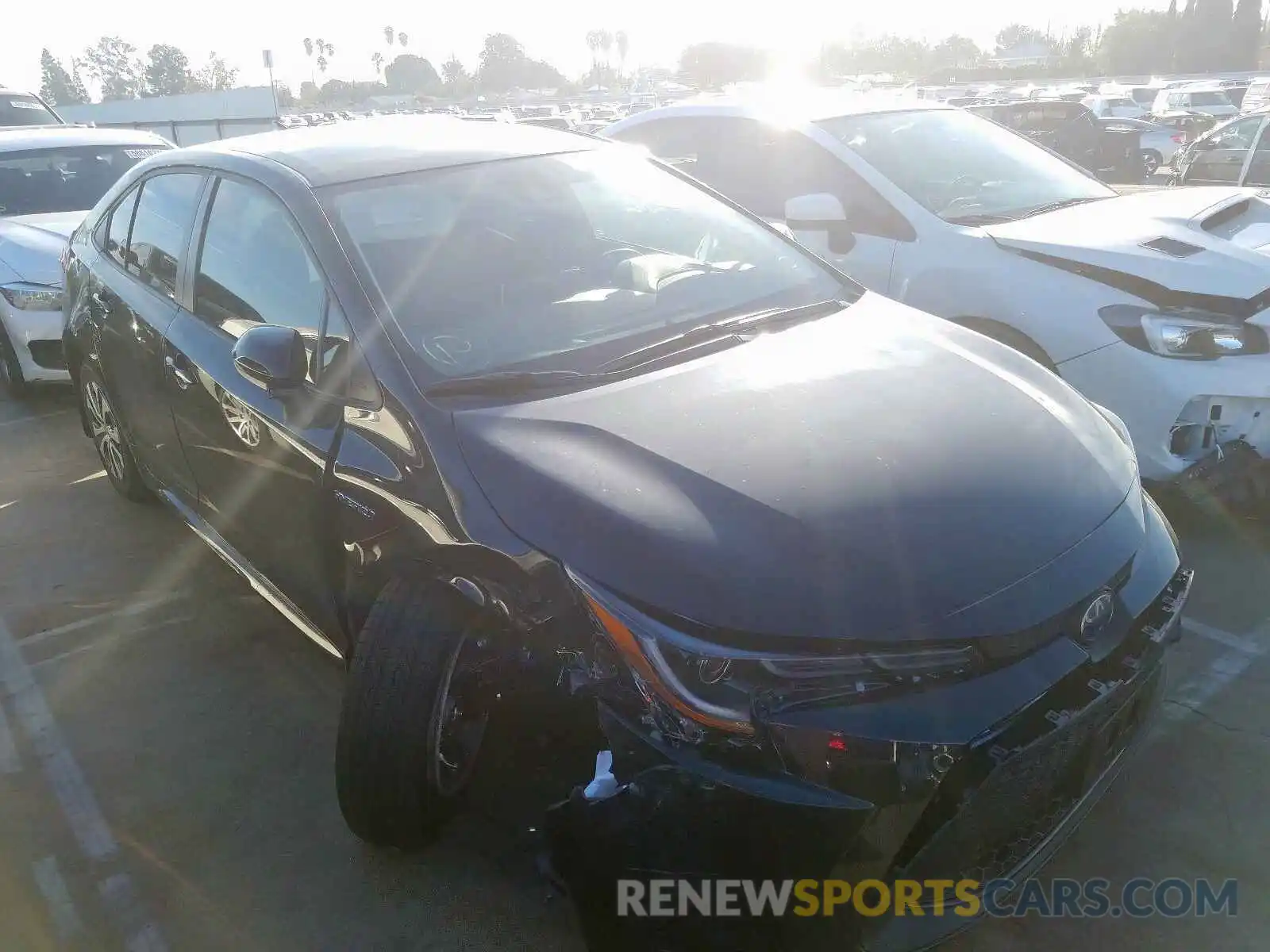 1 Photograph of a damaged car JTDEBRBE3LJ019699 TOYOTA COROLLA 2020