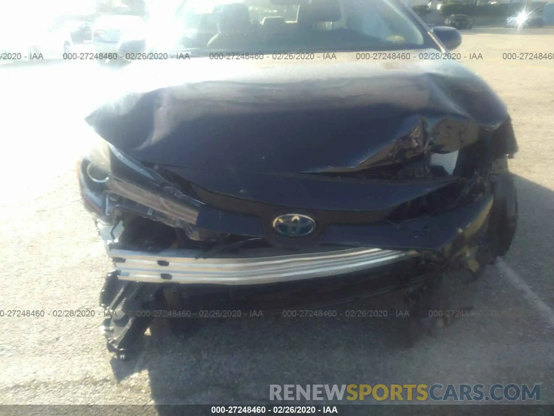 6 Photograph of a damaged car JTDEBRBE3LJ020626 TOYOTA COROLLA 2020