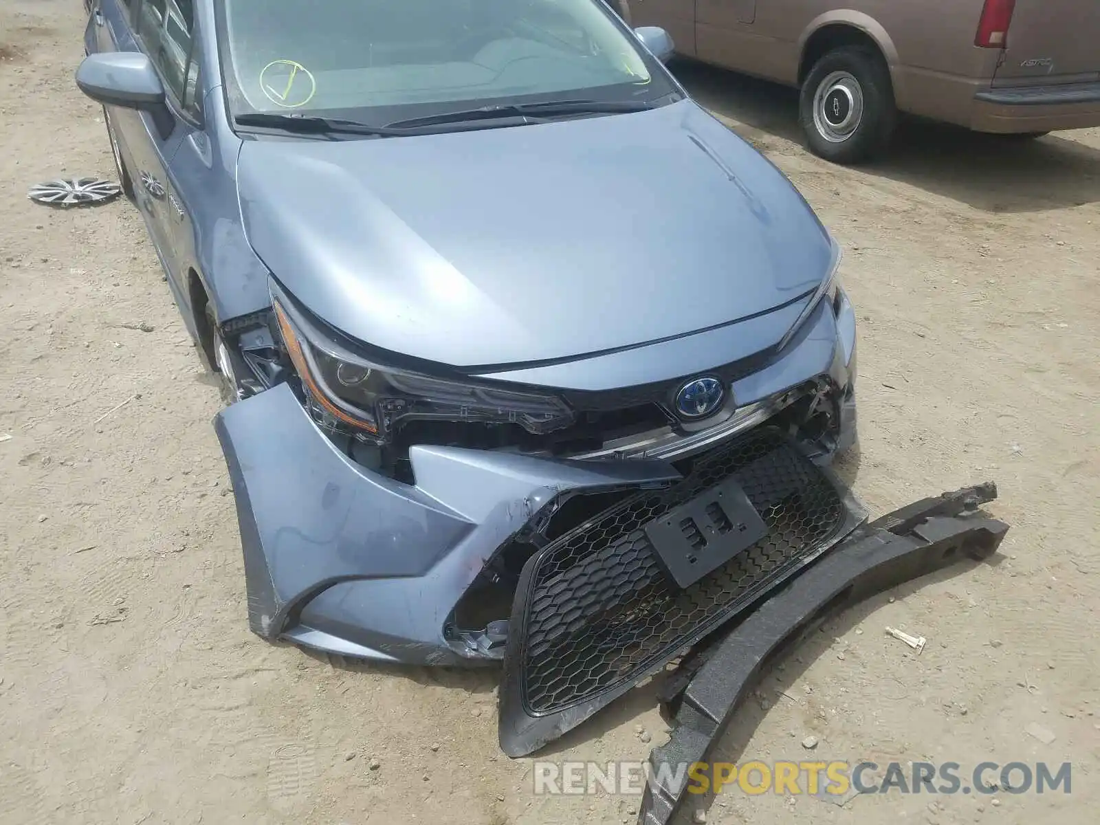 9 Photograph of a damaged car JTDEBRBE3LJ020691 TOYOTA COROLLA 2020