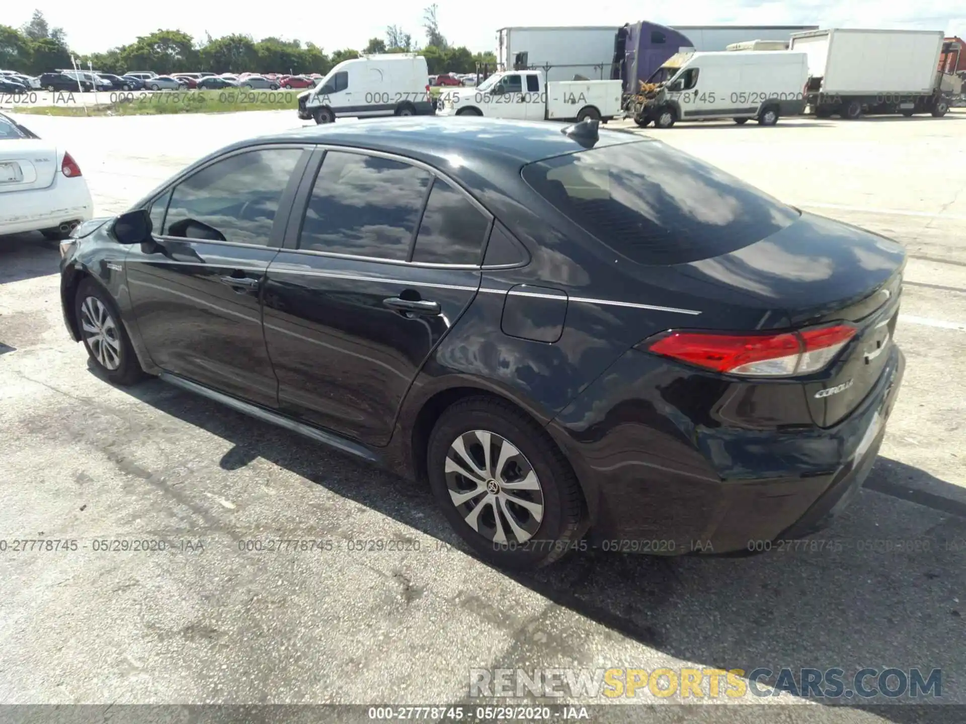 3 Photograph of a damaged car JTDEBRBE3LJ022280 TOYOTA COROLLA 2020