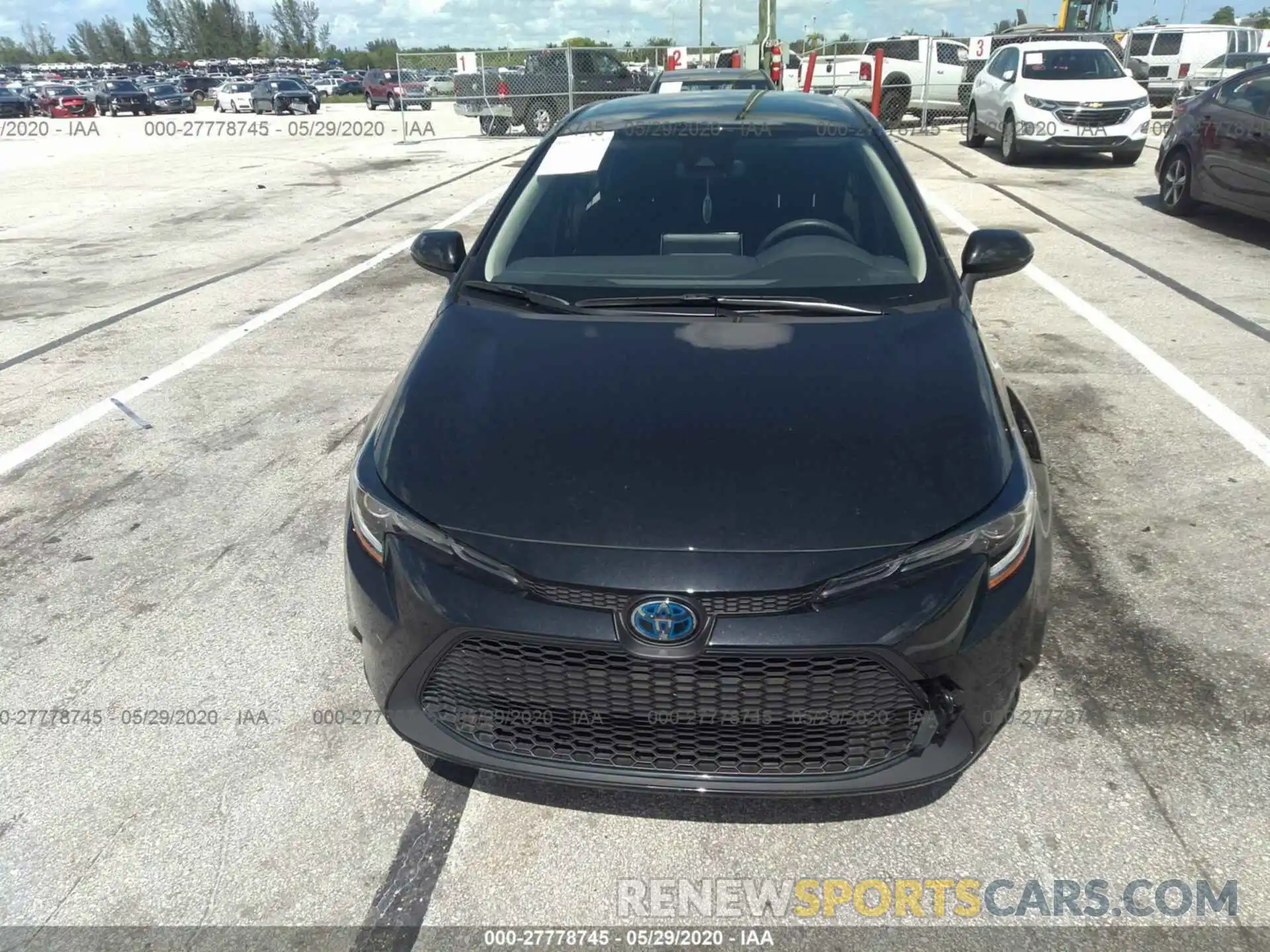 6 Photograph of a damaged car JTDEBRBE3LJ022280 TOYOTA COROLLA 2020