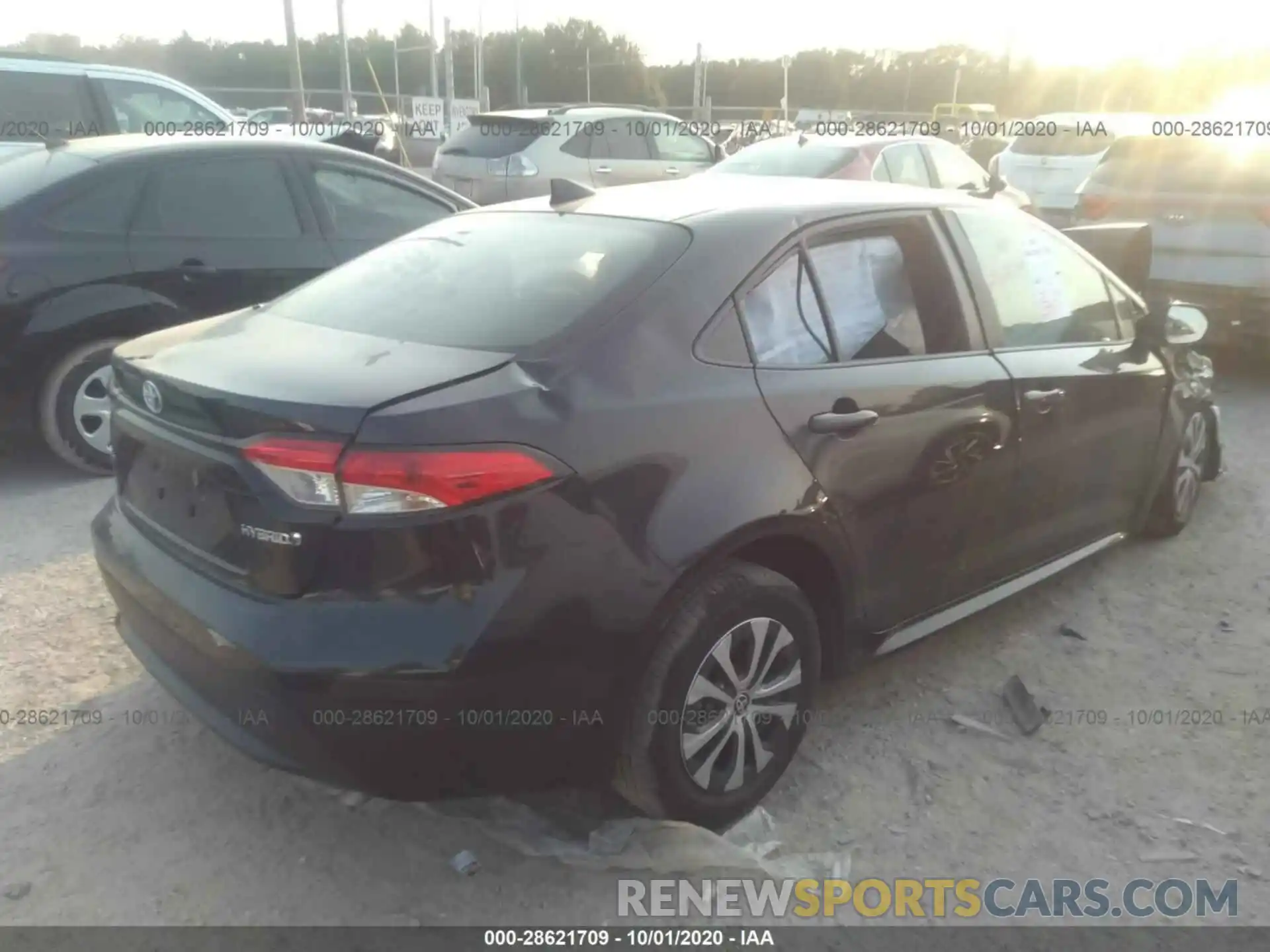 4 Photograph of a damaged car JTDEBRBE3LJ023428 TOYOTA COROLLA 2020