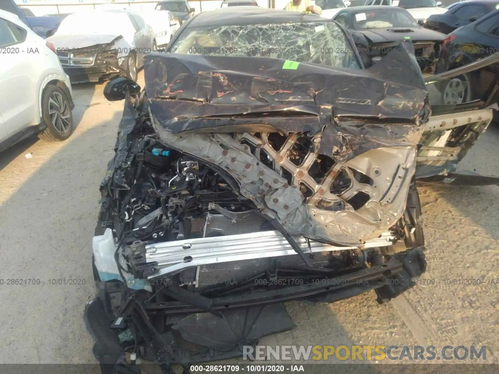 6 Фотография поврежденного автомобиля JTDEBRBE3LJ023428 TOYOTA COROLLA 2020