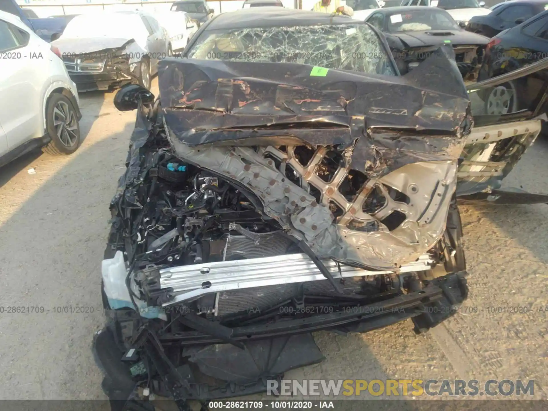 6 Photograph of a damaged car JTDEBRBE3LJ023428 TOYOTA COROLLA 2020