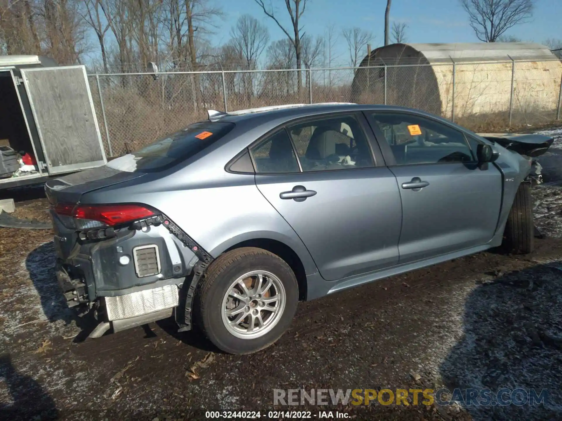 4 Photograph of a damaged car JTDEBRBE3LJ023526 TOYOTA COROLLA 2020