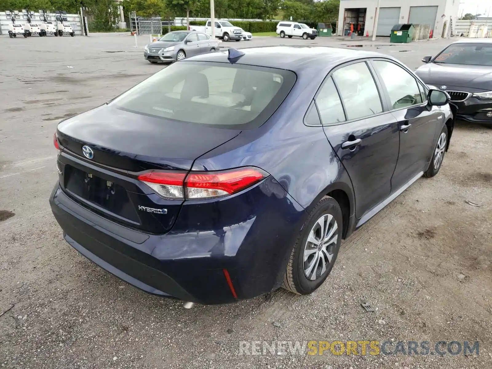 4 Photograph of a damaged car JTDEBRBE3LJ023980 TOYOTA COROLLA 2020