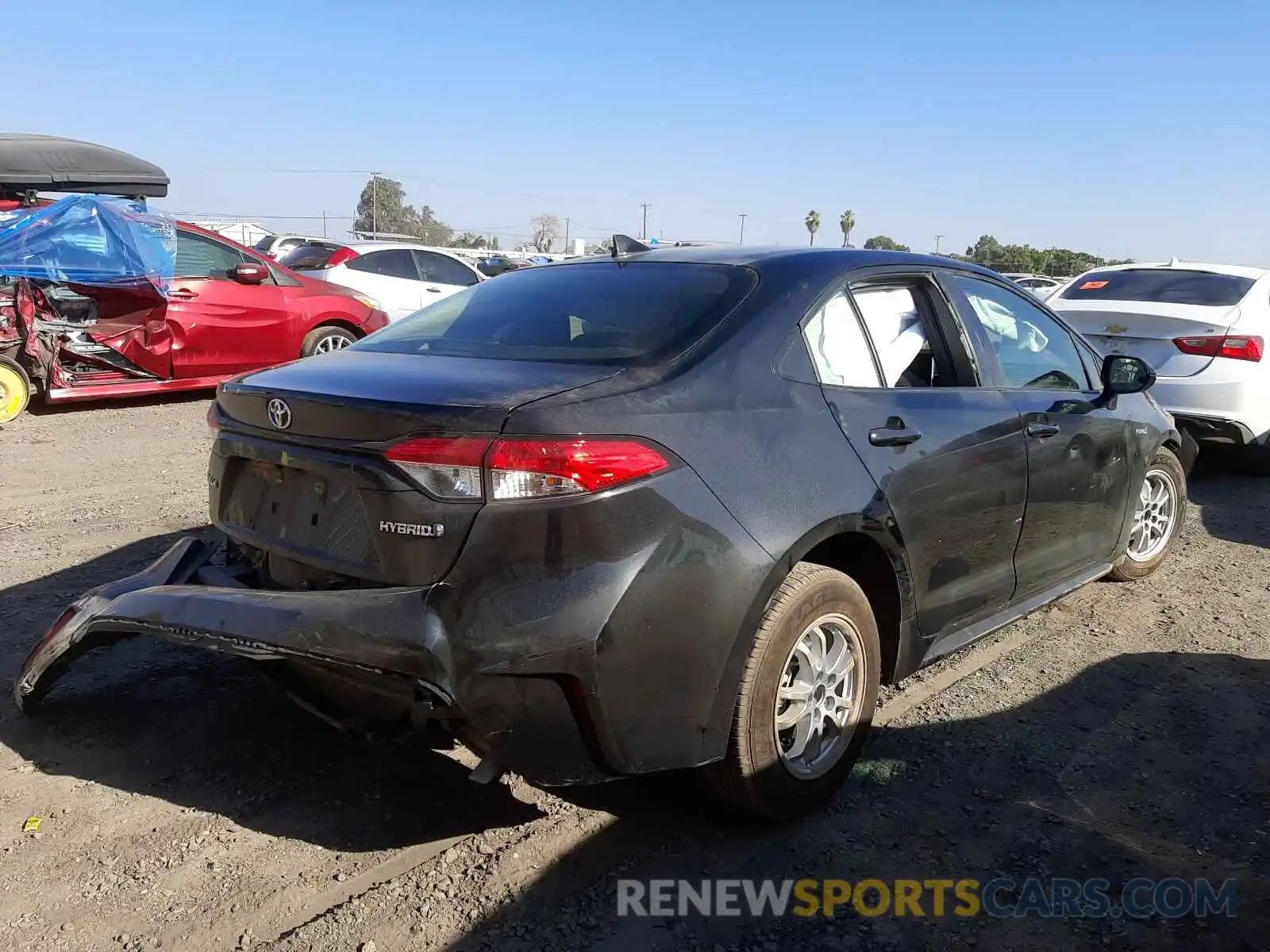 4 Photograph of a damaged car JTDEBRBE3LJ024269 TOYOTA COROLLA 2020