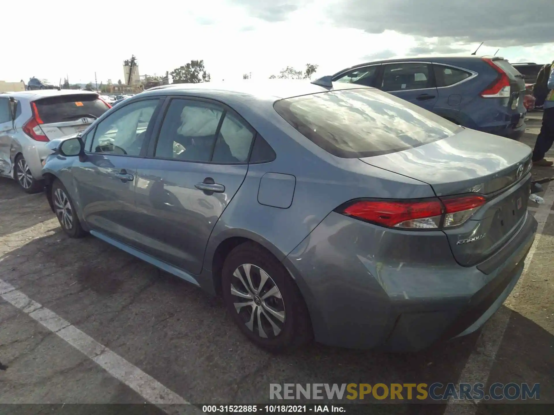 3 Photograph of a damaged car JTDEBRBE3LJ024787 TOYOTA COROLLA 2020