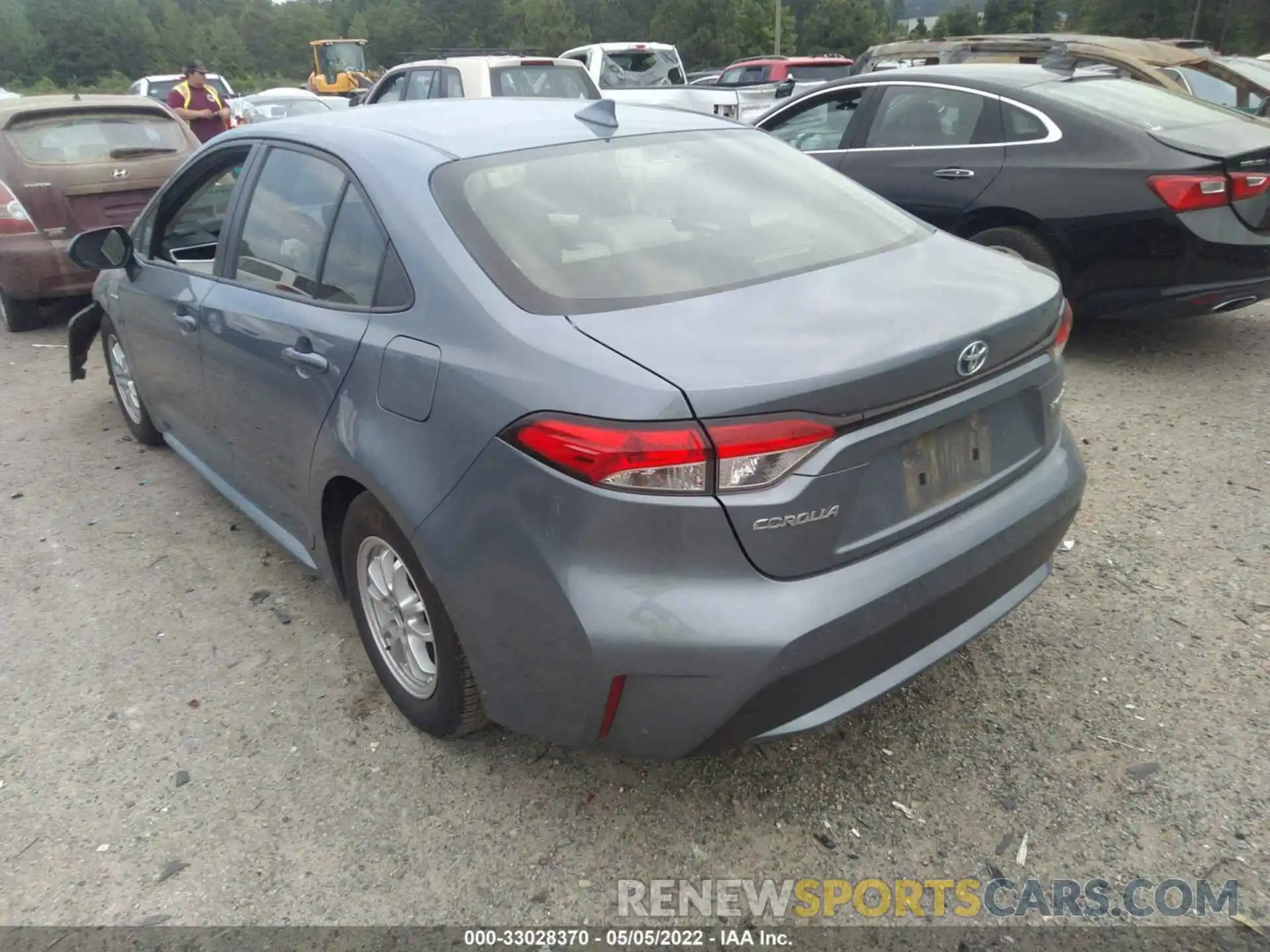 1 Photograph of a damaged car JTDEBRBE3LJ026197 TOYOTA COROLLA 2020