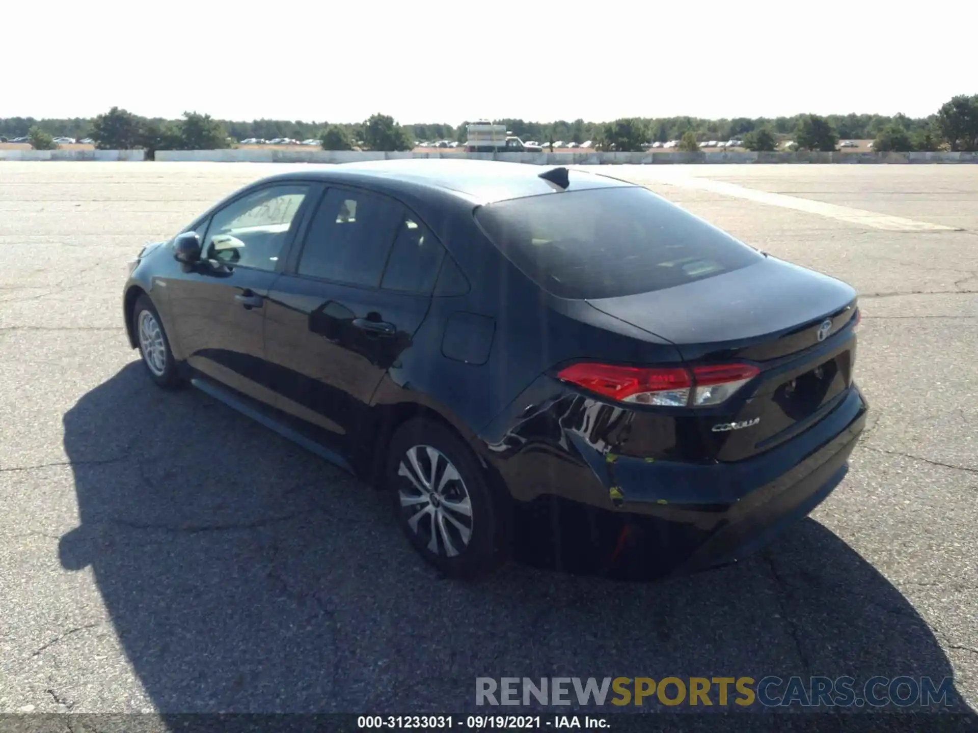 3 Photograph of a damaged car JTDEBRBE3LJ027611 TOYOTA COROLLA 2020