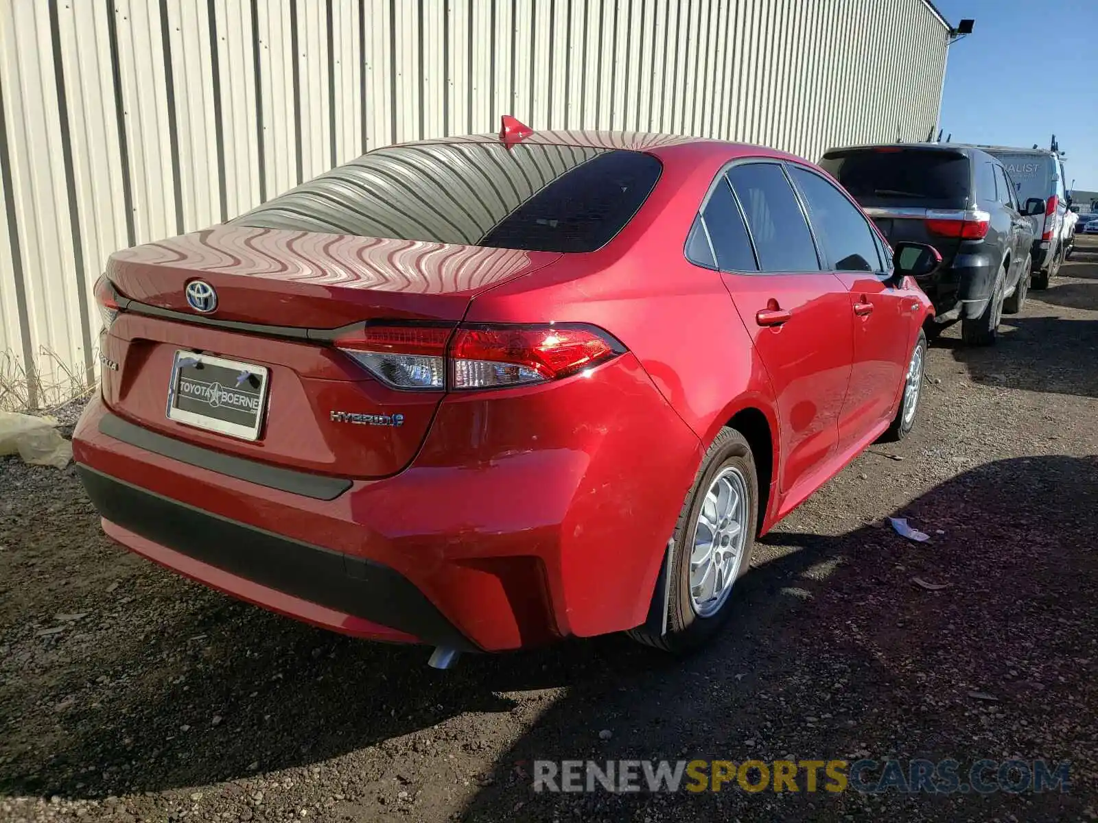 4 Photograph of a damaged car JTDEBRBE3LJ028841 TOYOTA COROLLA 2020