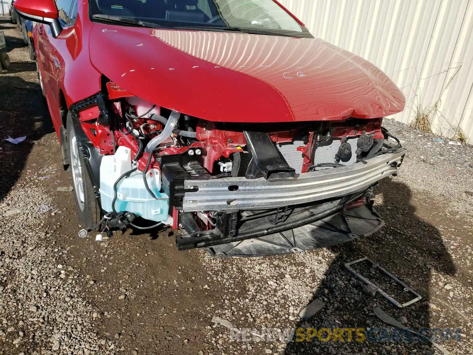 9 Фотография поврежденного автомобиля JTDEBRBE3LJ028841 TOYOTA COROLLA 2020