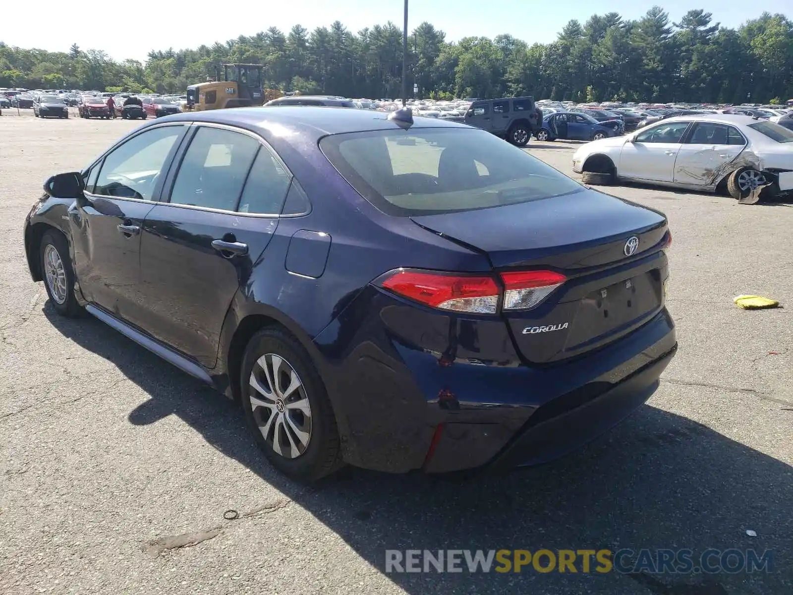 3 Photograph of a damaged car JTDEBRBE3LJ030170 TOYOTA COROLLA 2020