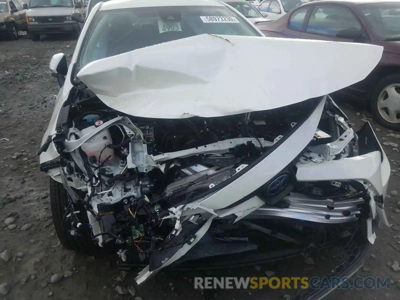 9 Photograph of a damaged car JTDEBRBE3LJ030539 TOYOTA COROLLA 2020