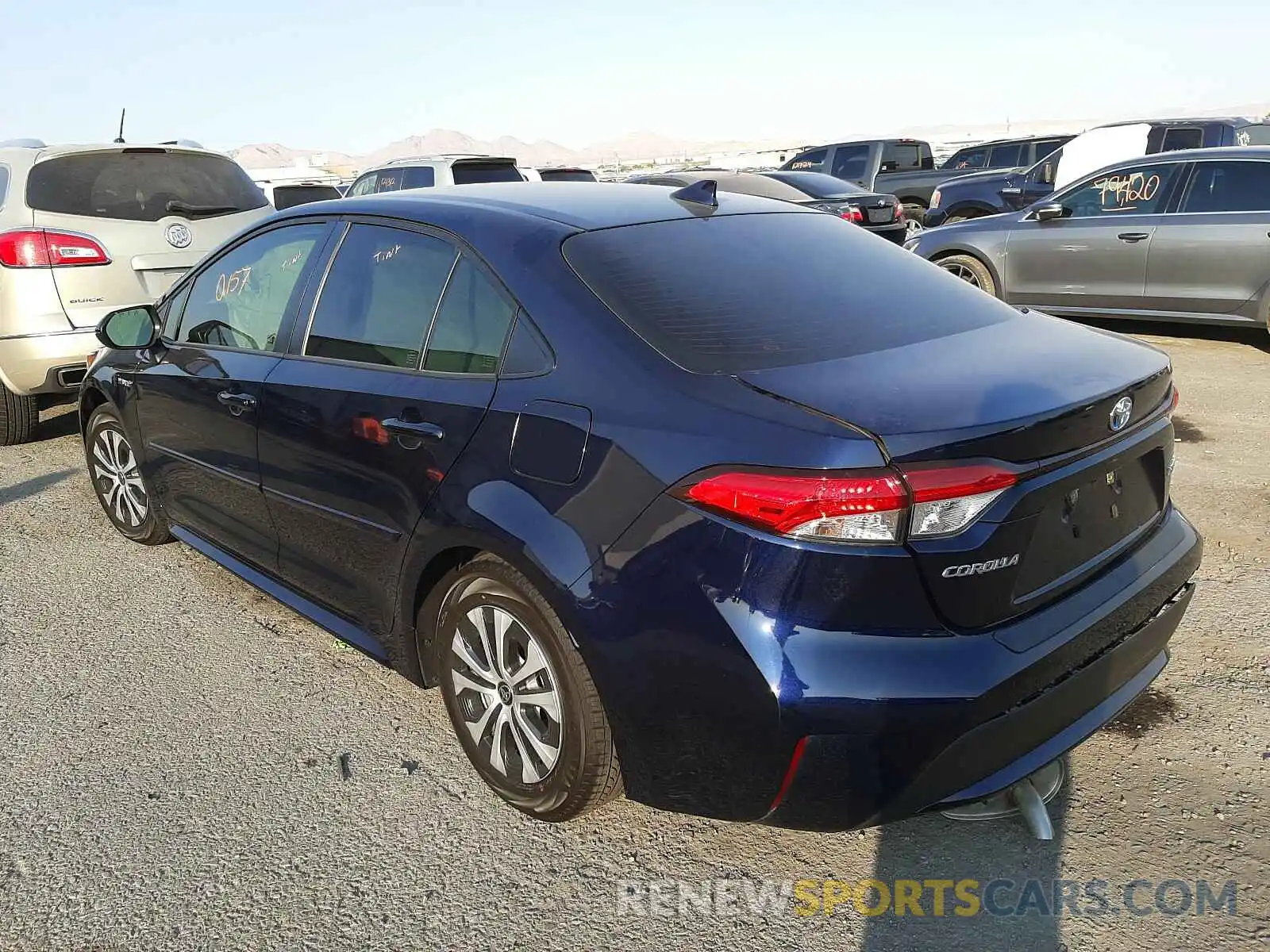 3 Photograph of a damaged car JTDEBRBE3LJ031321 TOYOTA COROLLA 2020