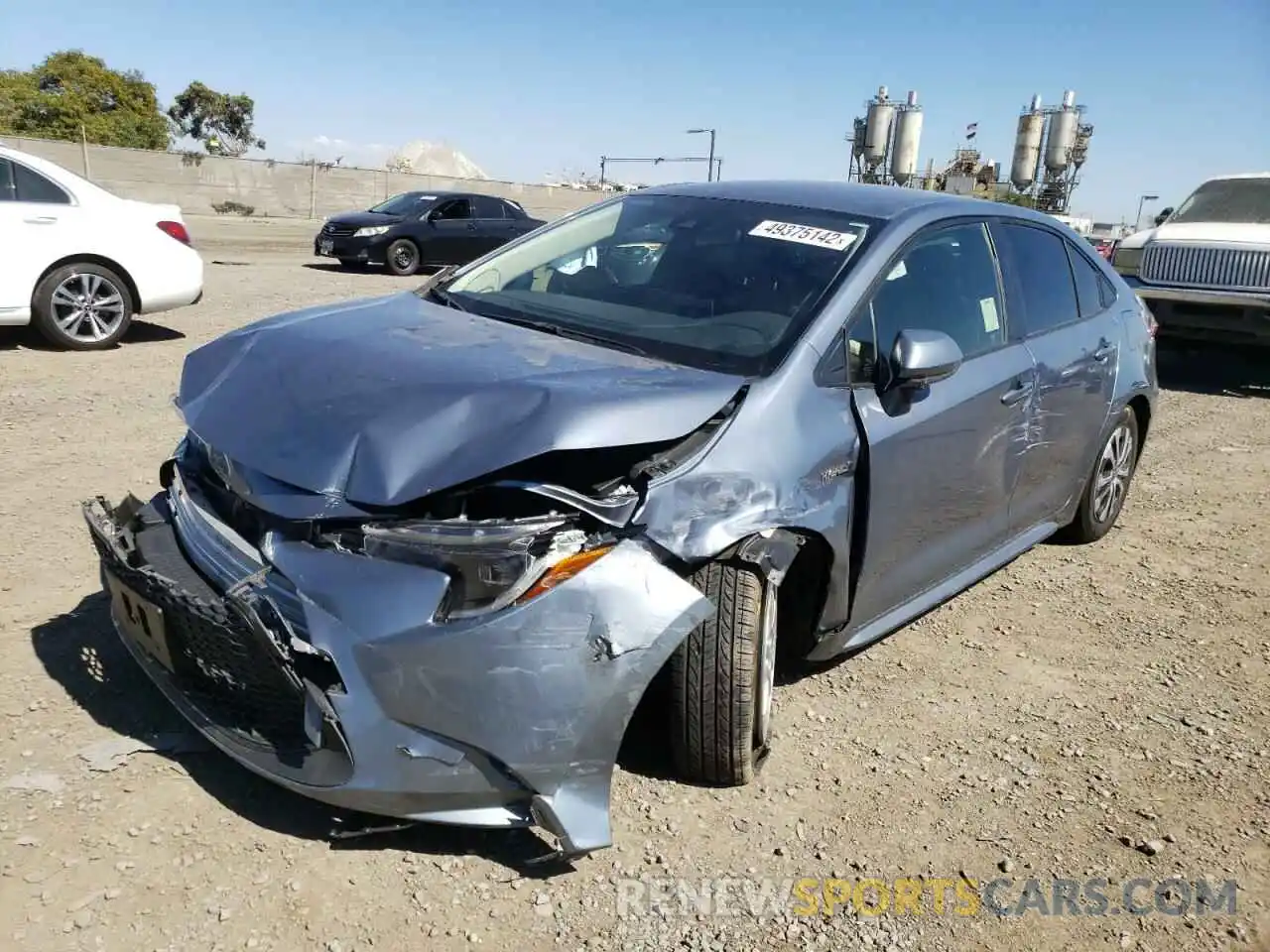 2 Photograph of a damaged car JTDEBRBE4LJ000935 TOYOTA COROLLA 2020