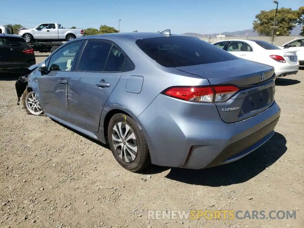 3 Photograph of a damaged car JTDEBRBE4LJ000935 TOYOTA COROLLA 2020