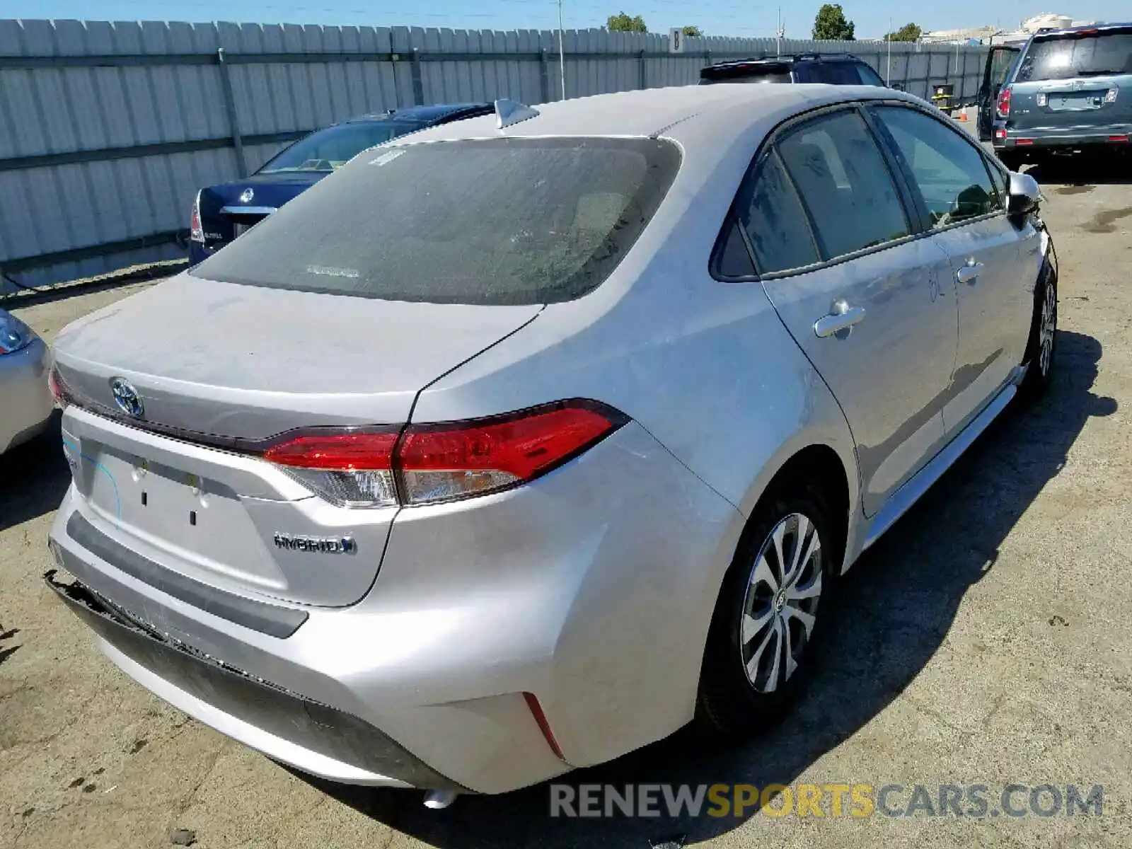 4 Photograph of a damaged car JTDEBRBE4LJ001275 TOYOTA COROLLA 2020