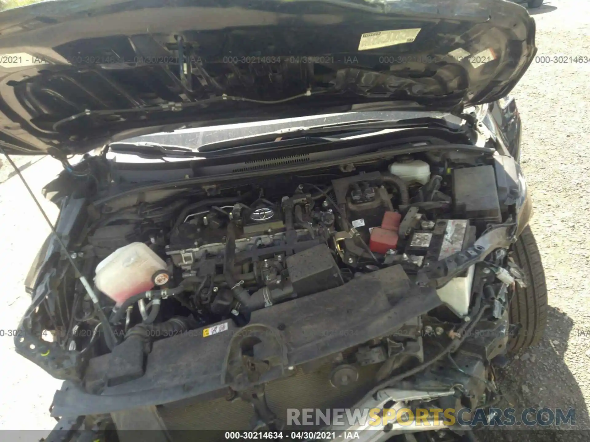 10 Photograph of a damaged car JTDEBRBE4LJ001700 TOYOTA COROLLA 2020