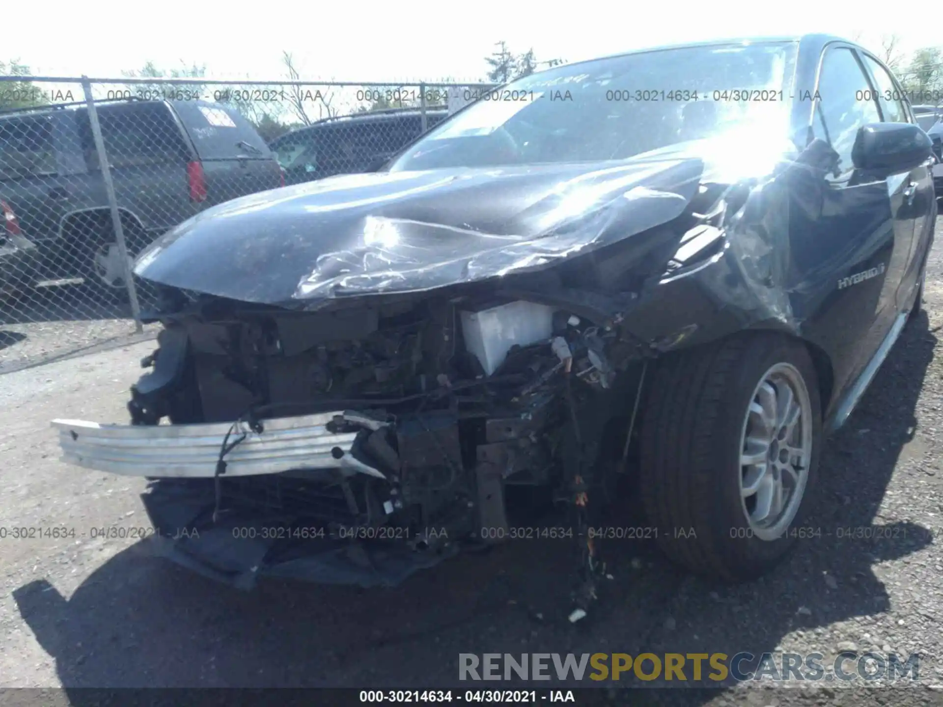 6 Photograph of a damaged car JTDEBRBE4LJ001700 TOYOTA COROLLA 2020