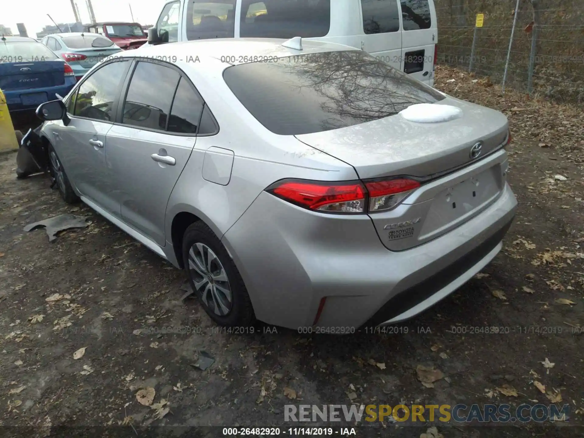 3 Photograph of a damaged car JTDEBRBE4LJ001714 TOYOTA COROLLA 2020