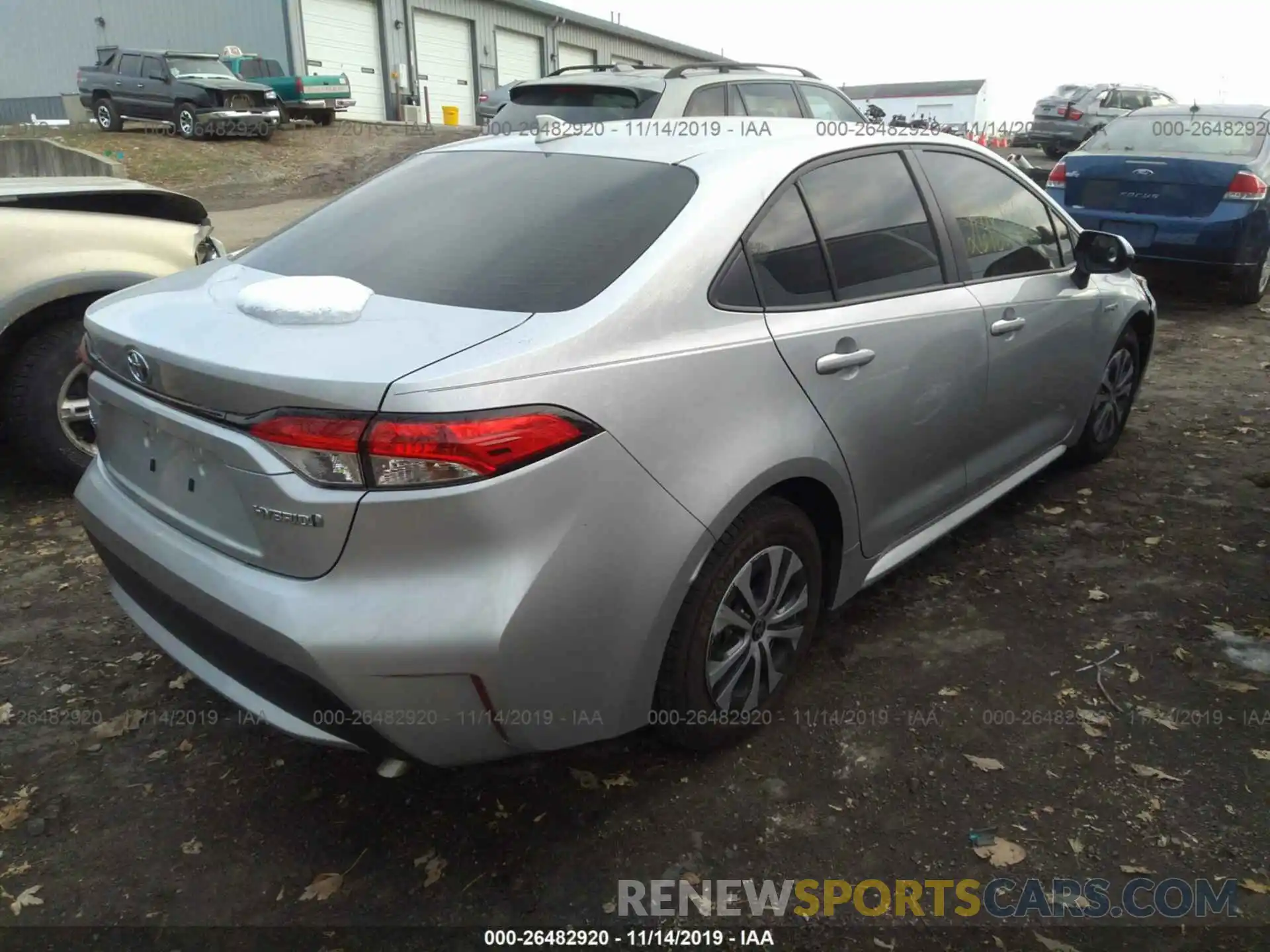 4 Photograph of a damaged car JTDEBRBE4LJ001714 TOYOTA COROLLA 2020