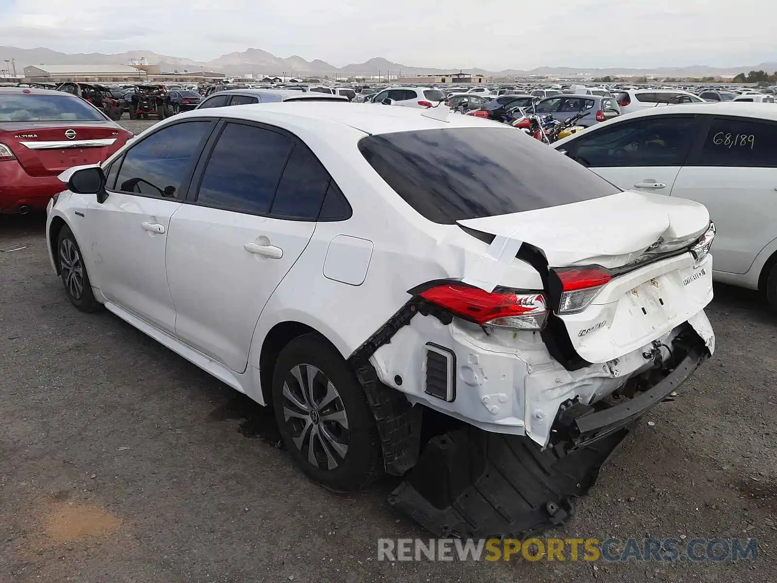 3 Photograph of a damaged car JTDEBRBE4LJ001910 TOYOTA COROLLA 2020