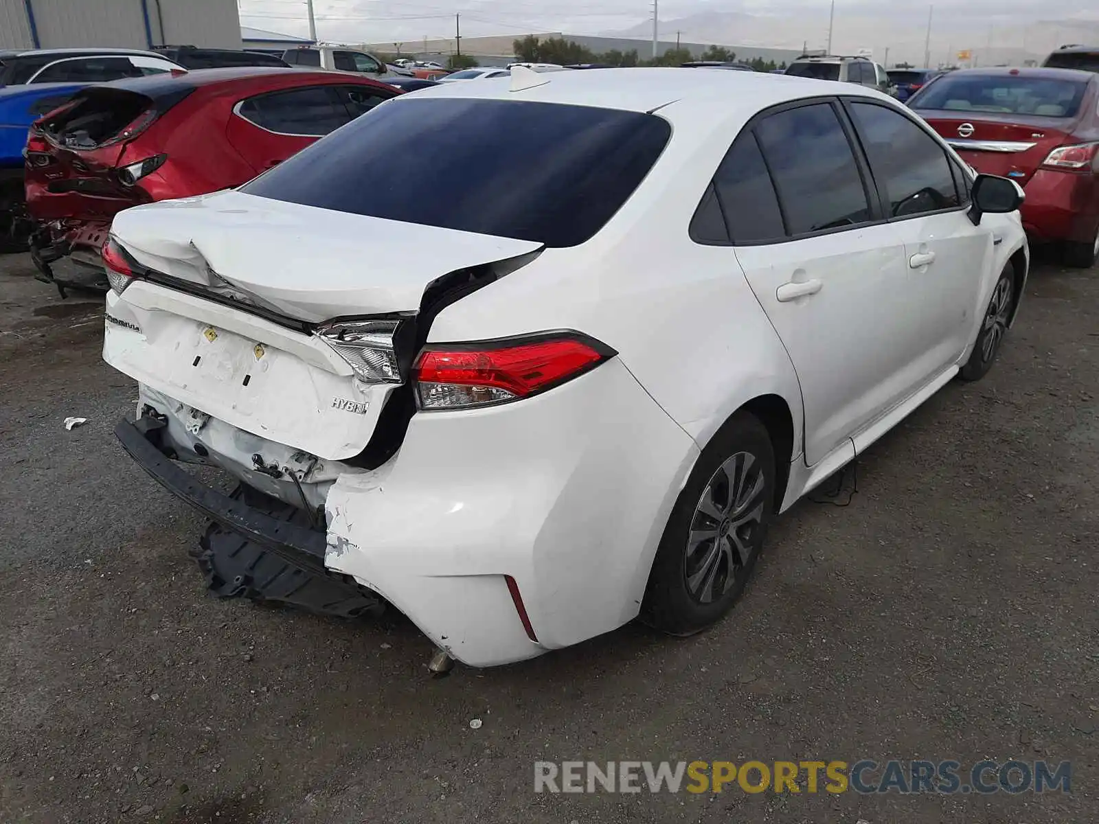 4 Photograph of a damaged car JTDEBRBE4LJ001910 TOYOTA COROLLA 2020