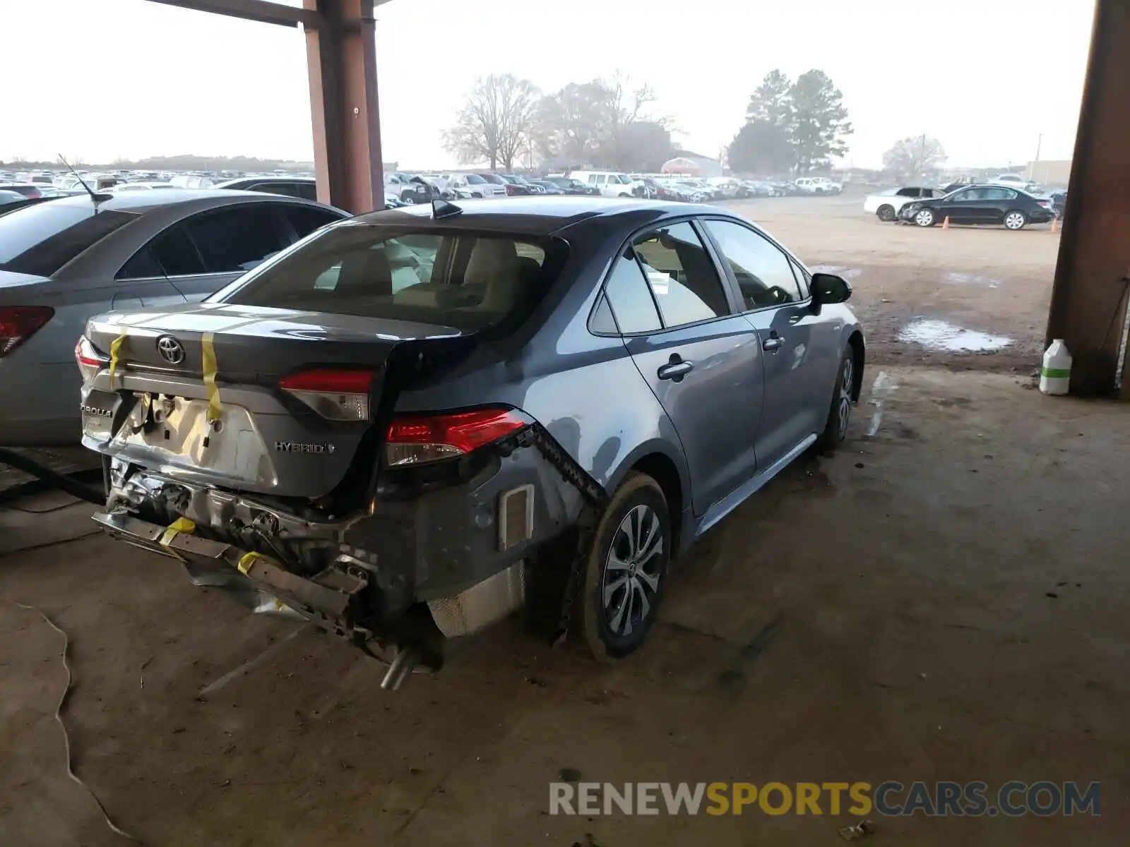 4 Photograph of a damaged car JTDEBRBE4LJ002118 TOYOTA COROLLA 2020