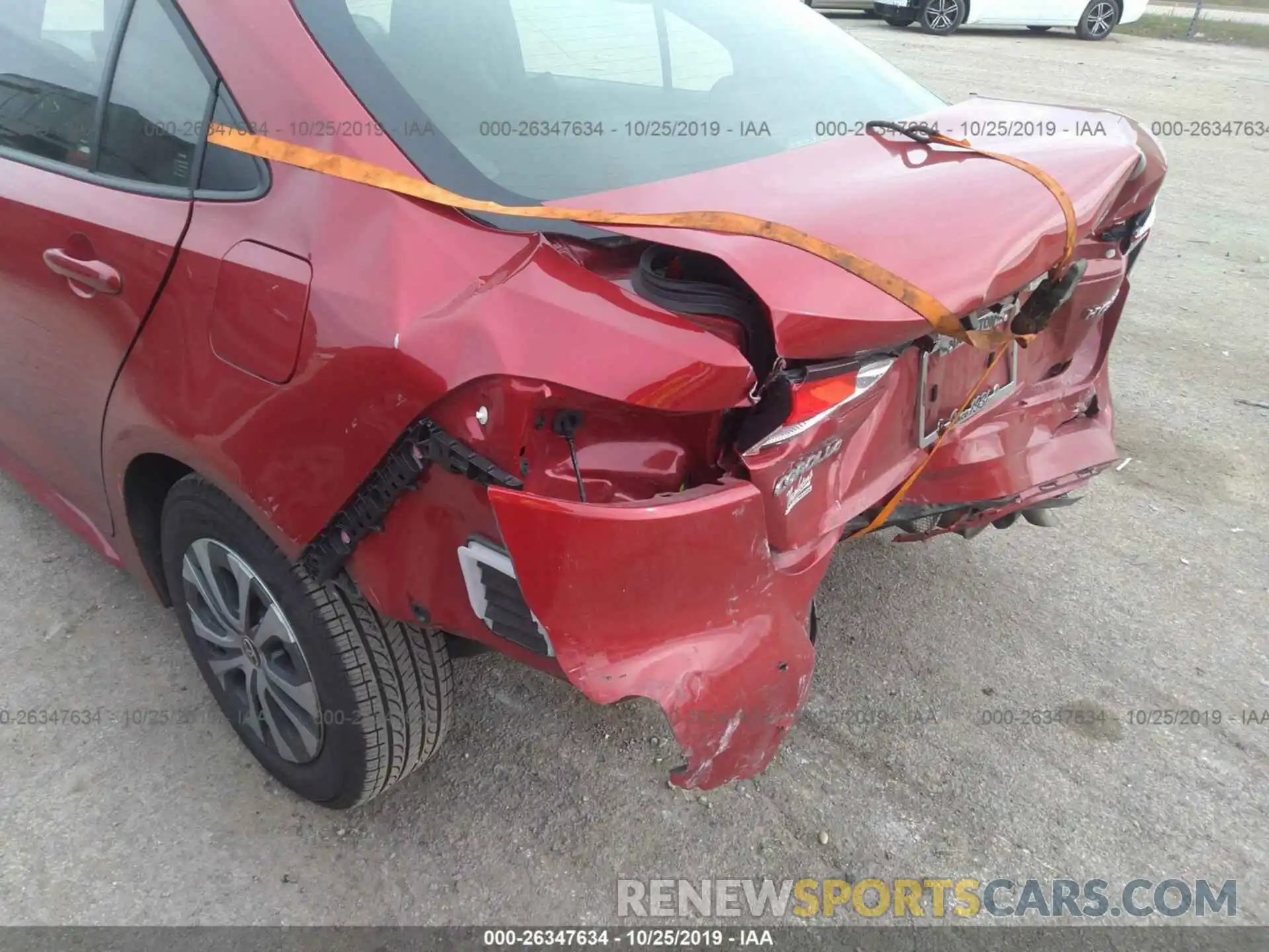 6 Photograph of a damaged car JTDEBRBE4LJ002281 TOYOTA COROLLA 2020