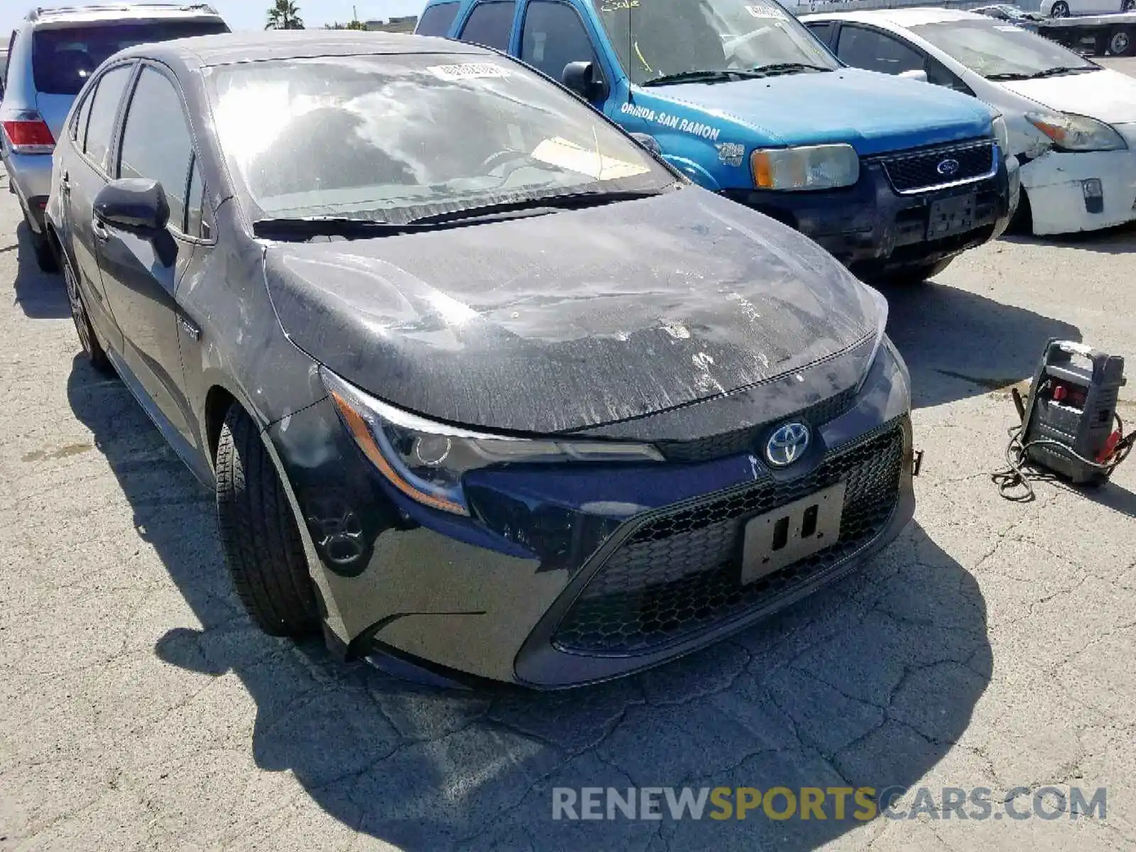 1 Photograph of a damaged car JTDEBRBE4LJ002491 TOYOTA COROLLA 2020