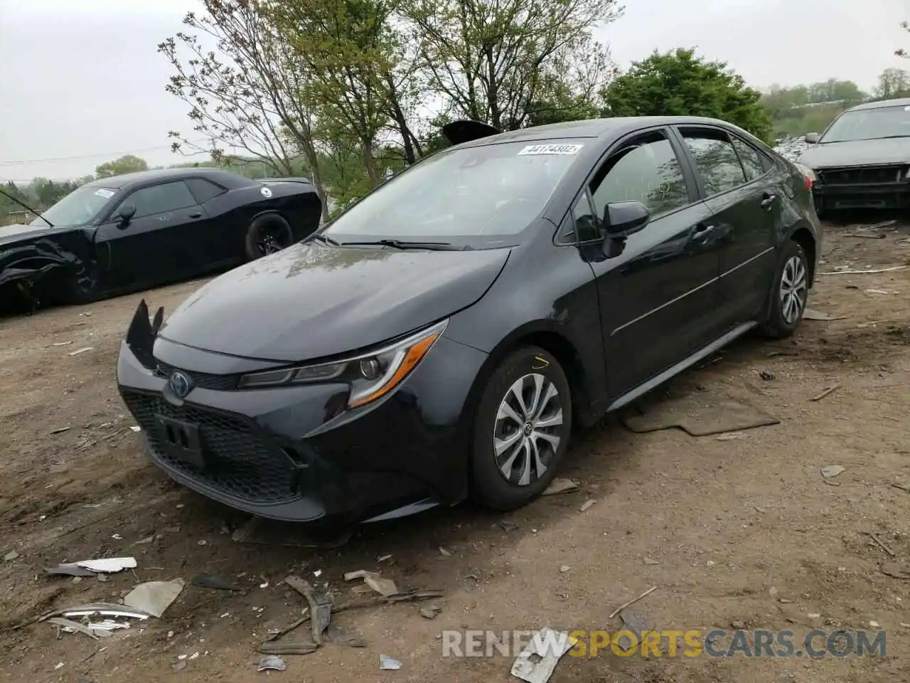 2 Photograph of a damaged car JTDEBRBE4LJ002622 TOYOTA COROLLA 2020