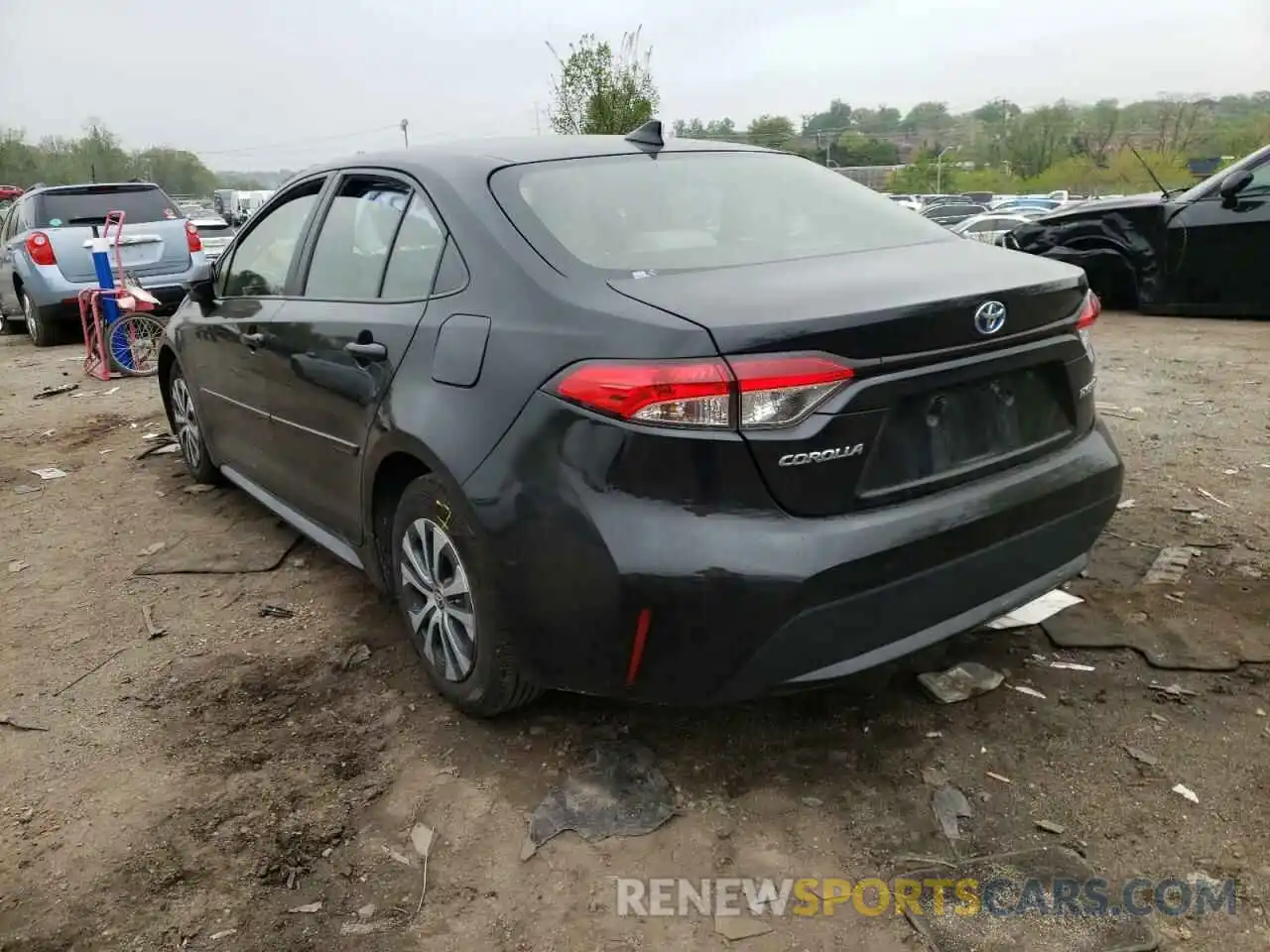 3 Photograph of a damaged car JTDEBRBE4LJ002622 TOYOTA COROLLA 2020