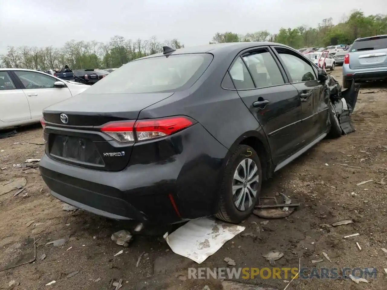 4 Photograph of a damaged car JTDEBRBE4LJ002622 TOYOTA COROLLA 2020