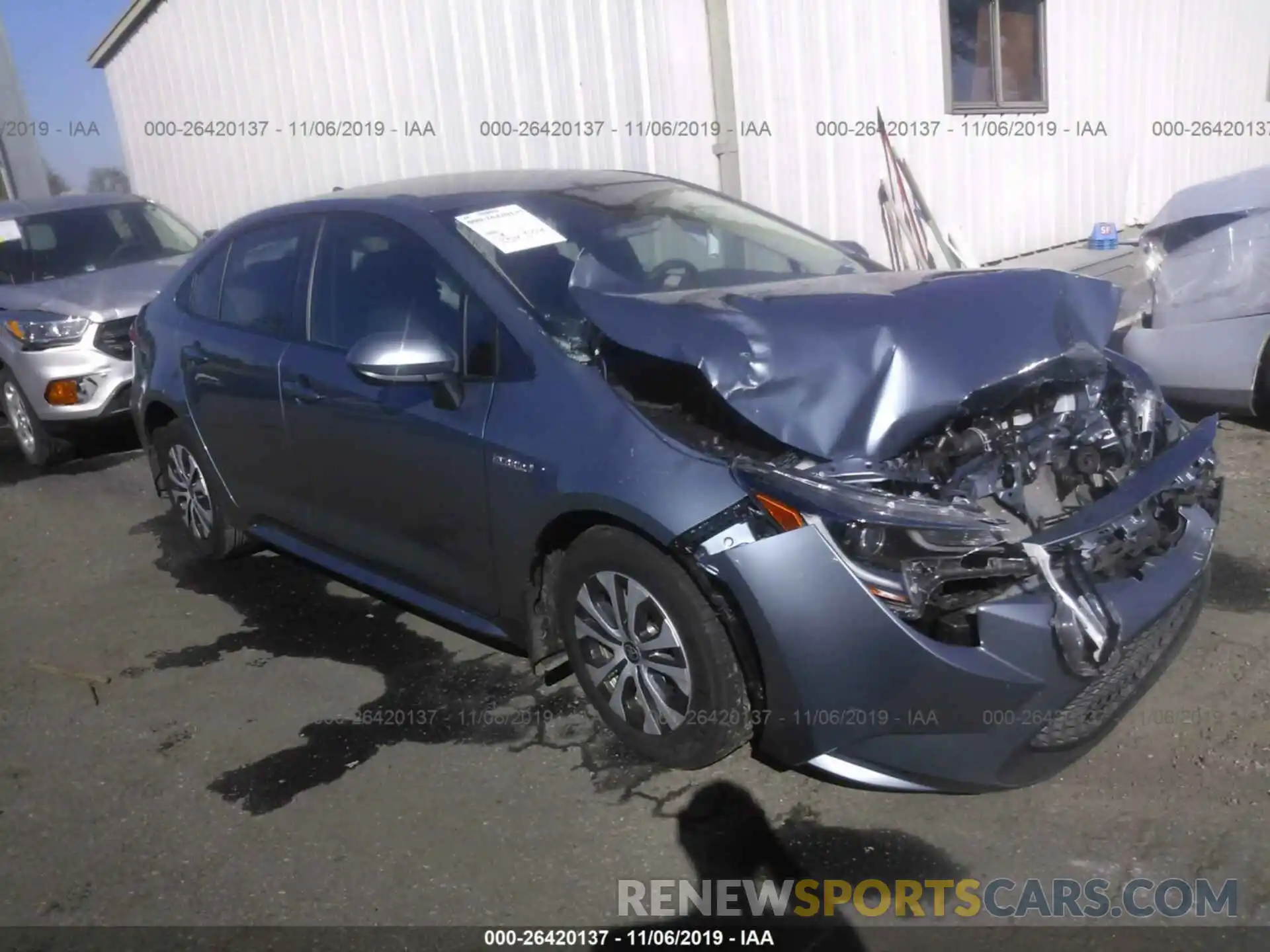 1 Photograph of a damaged car JTDEBRBE4LJ002913 TOYOTA COROLLA 2020