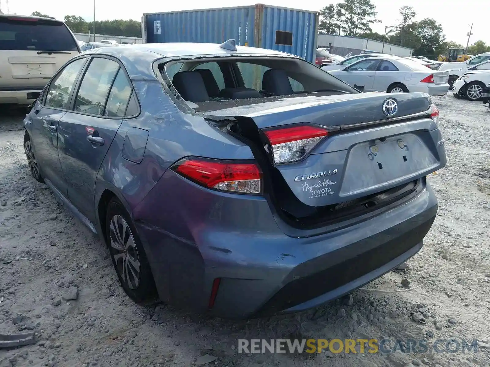 3 Photograph of a damaged car JTDEBRBE4LJ003091 TOYOTA COROLLA 2020