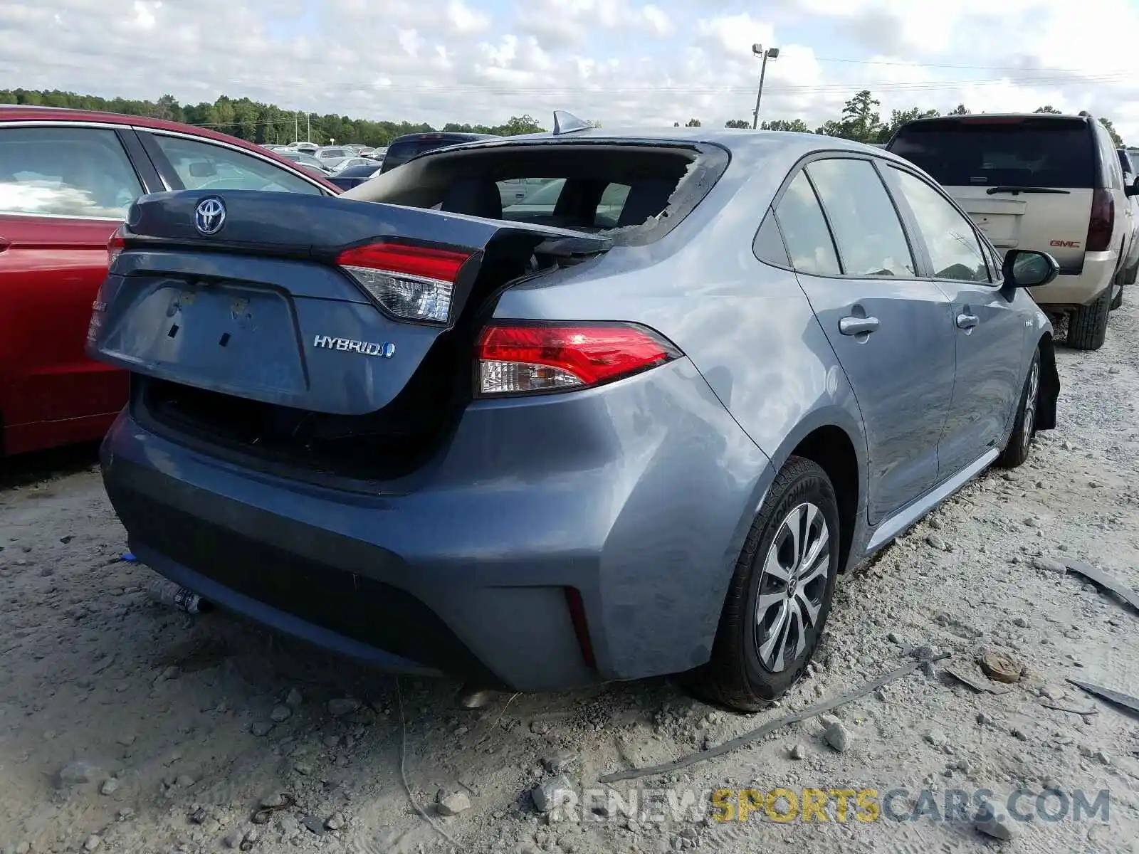 4 Photograph of a damaged car JTDEBRBE4LJ003091 TOYOTA COROLLA 2020