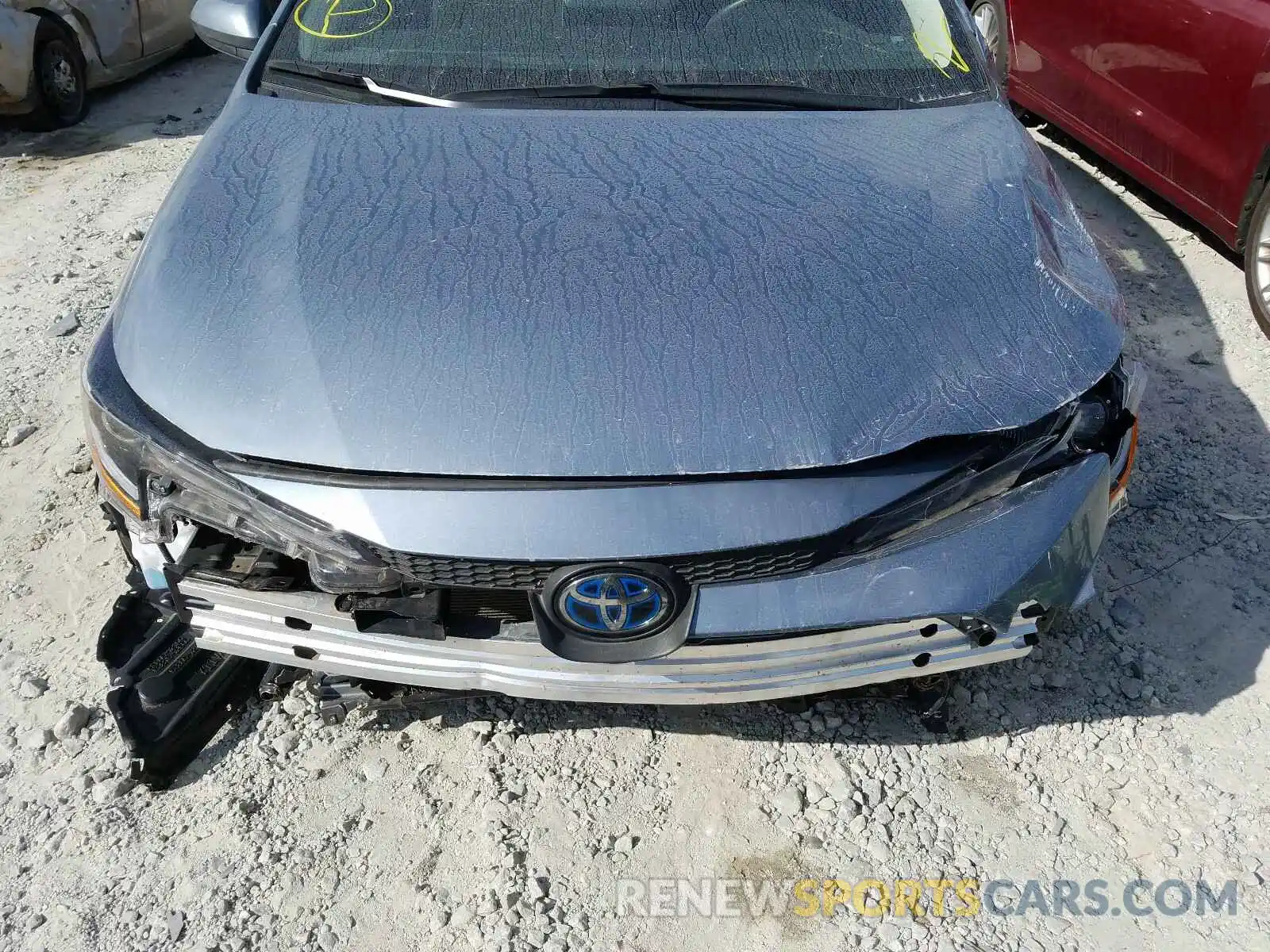 7 Photograph of a damaged car JTDEBRBE4LJ003091 TOYOTA COROLLA 2020