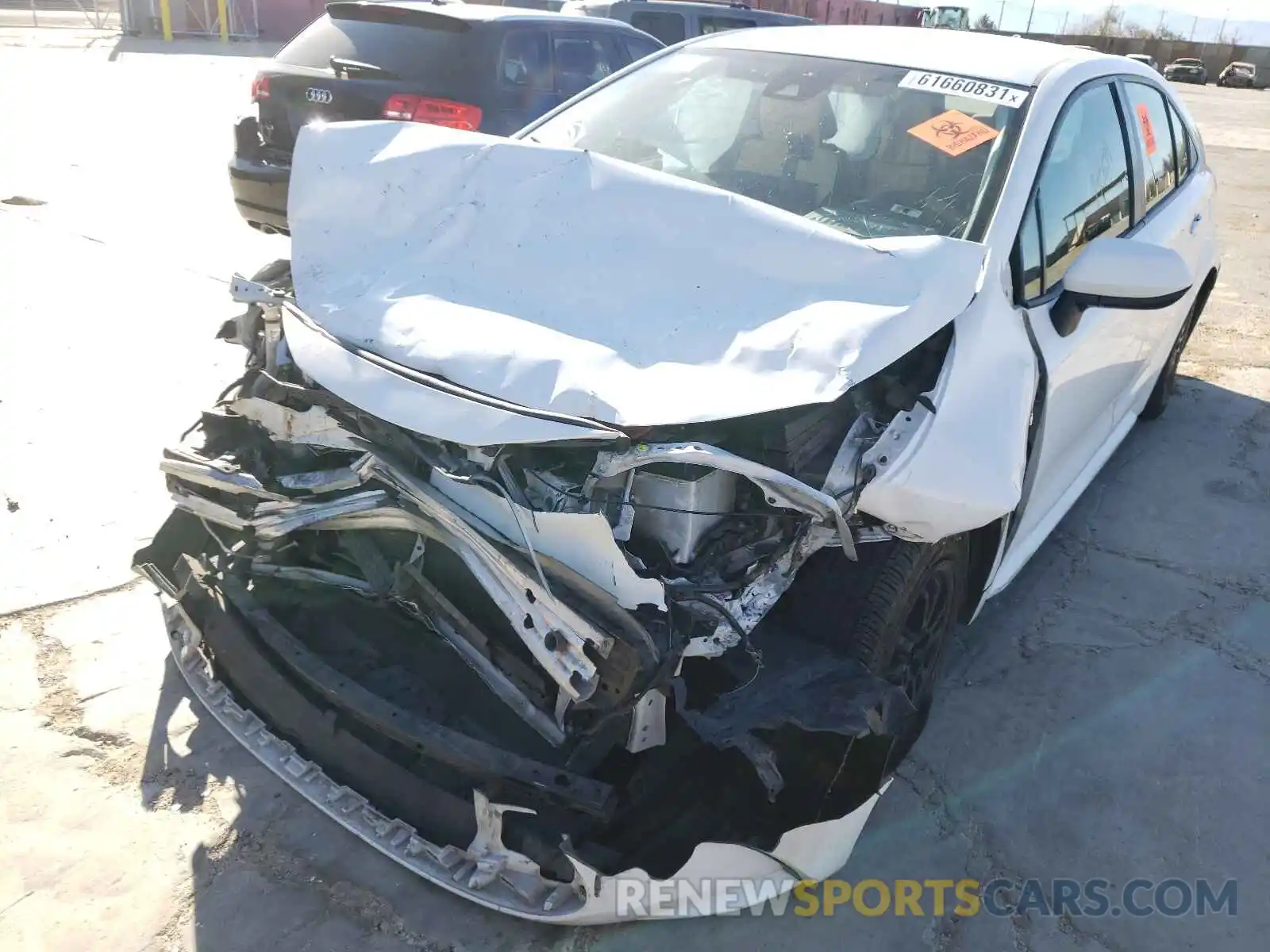 2 Photograph of a damaged car JTDEBRBE4LJ003317 TOYOTA COROLLA 2020