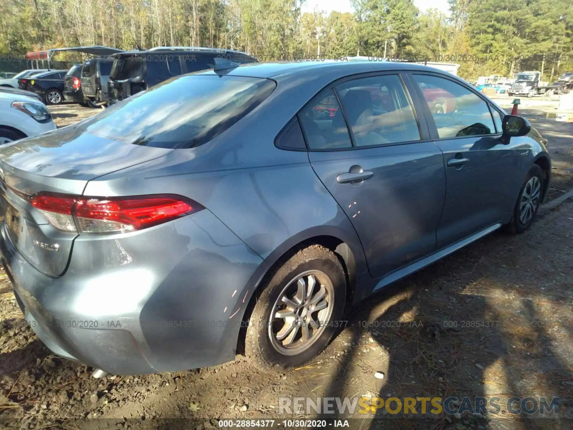 4 Photograph of a damaged car JTDEBRBE4LJ004161 TOYOTA COROLLA 2020