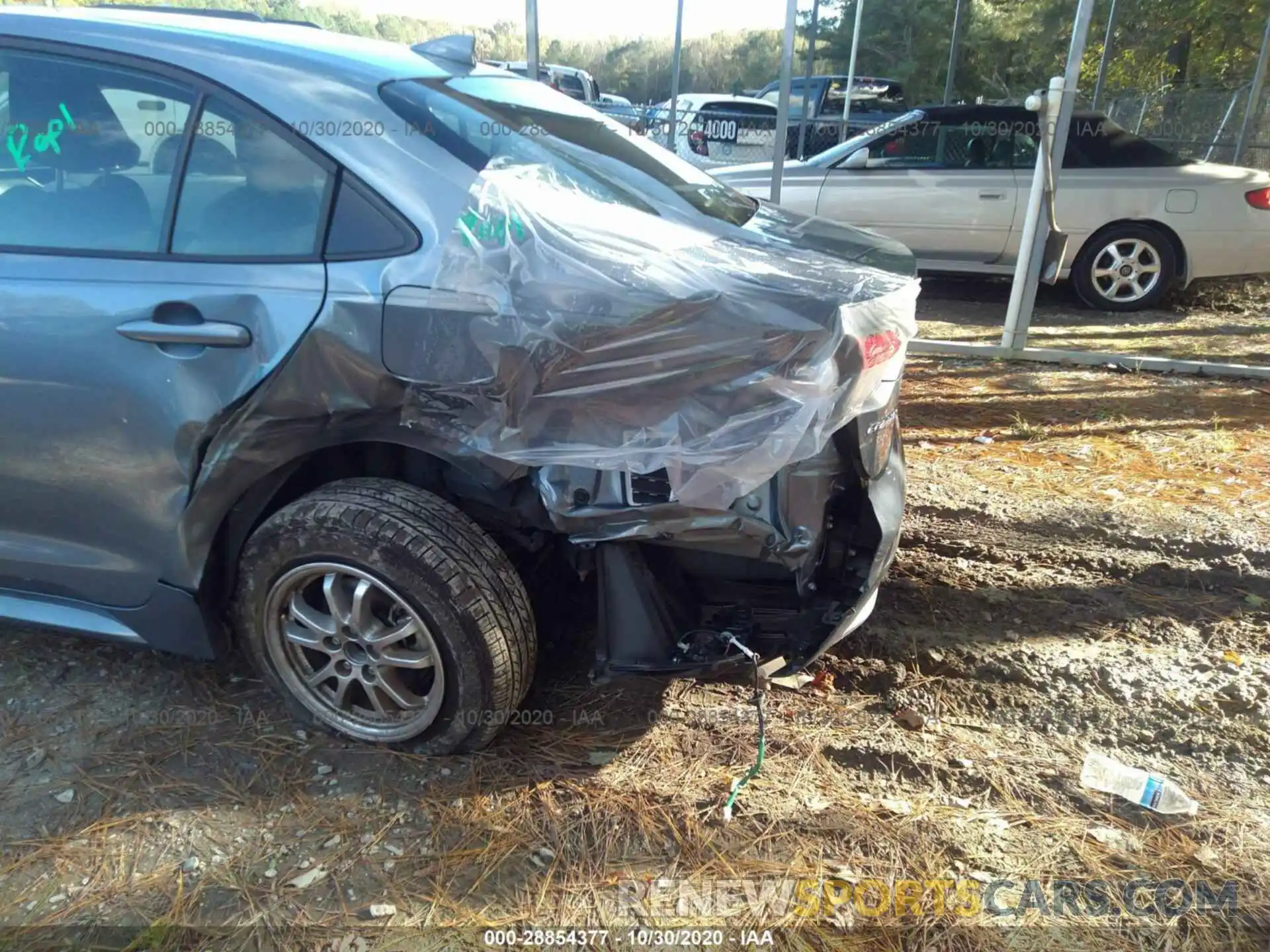 6 Photograph of a damaged car JTDEBRBE4LJ004161 TOYOTA COROLLA 2020