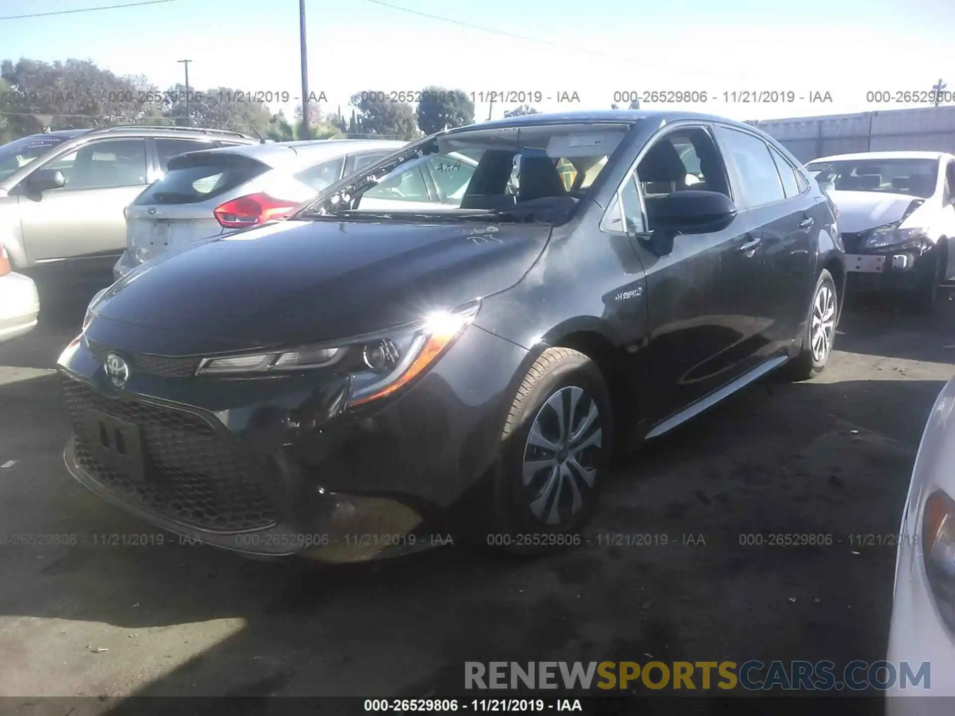 2 Photograph of a damaged car JTDEBRBE4LJ006413 TOYOTA COROLLA 2020