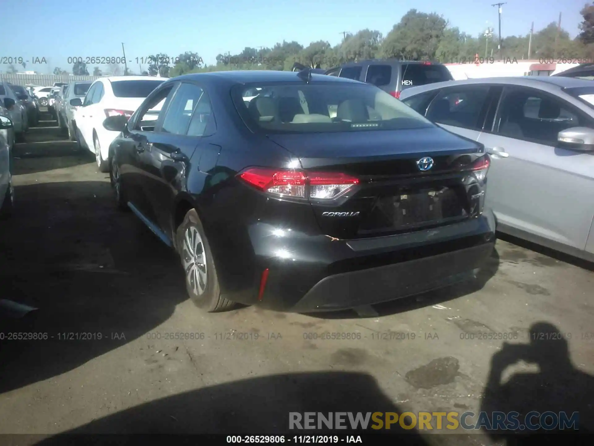 3 Photograph of a damaged car JTDEBRBE4LJ006413 TOYOTA COROLLA 2020