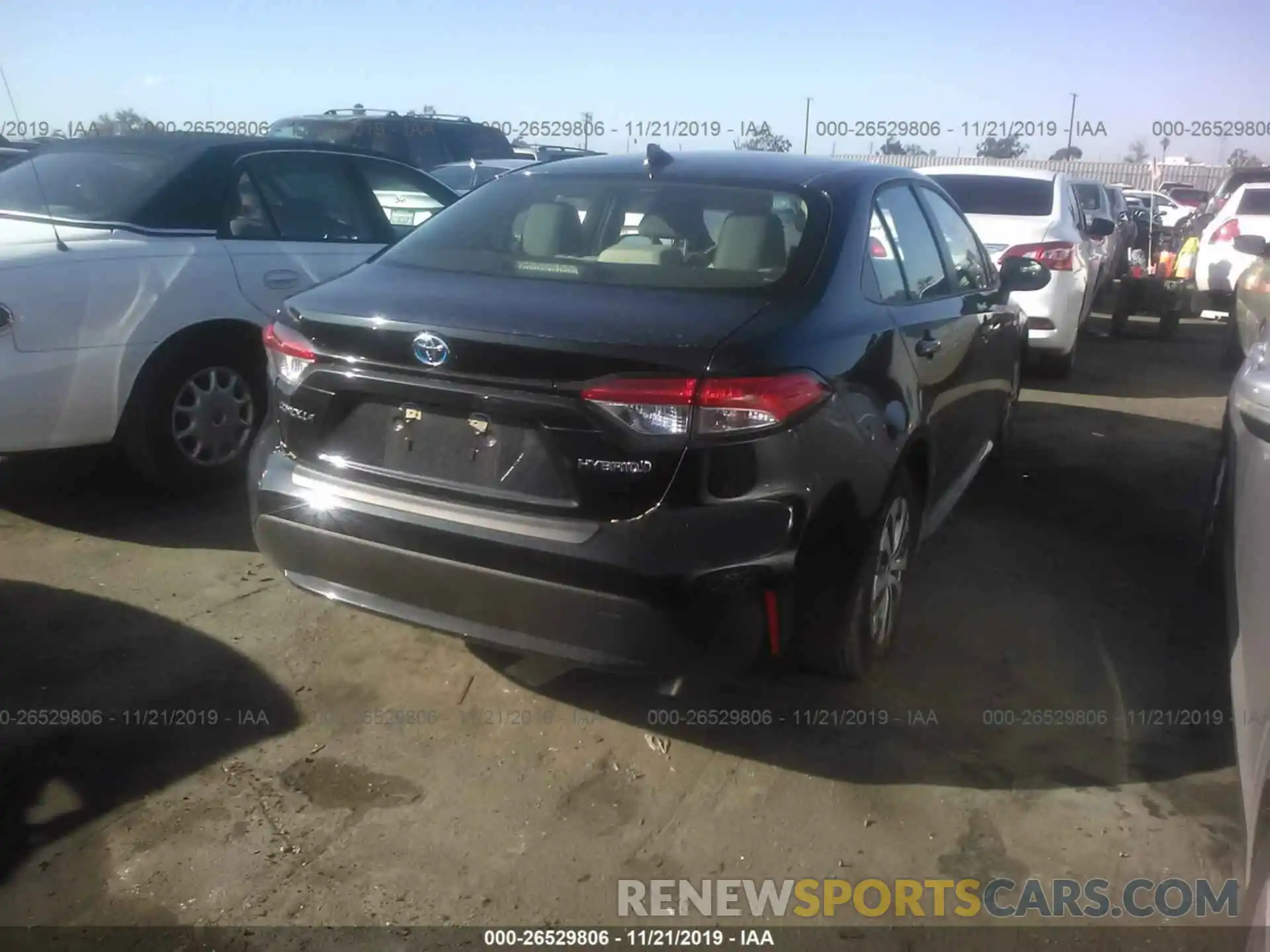 4 Photograph of a damaged car JTDEBRBE4LJ006413 TOYOTA COROLLA 2020