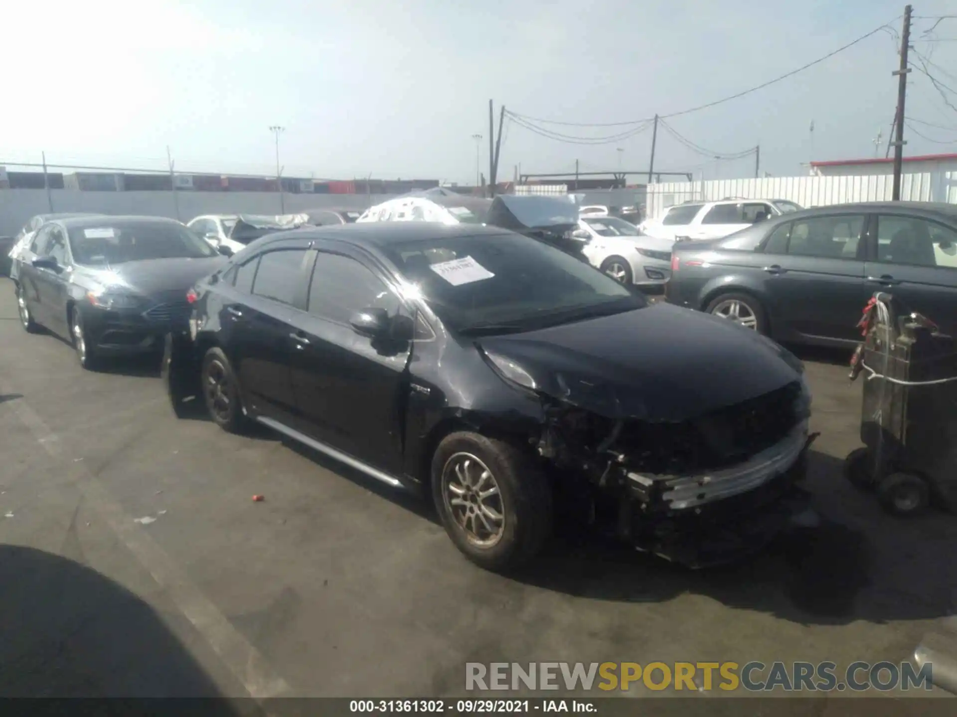 1 Photograph of a damaged car JTDEBRBE4LJ006699 TOYOTA COROLLA 2020