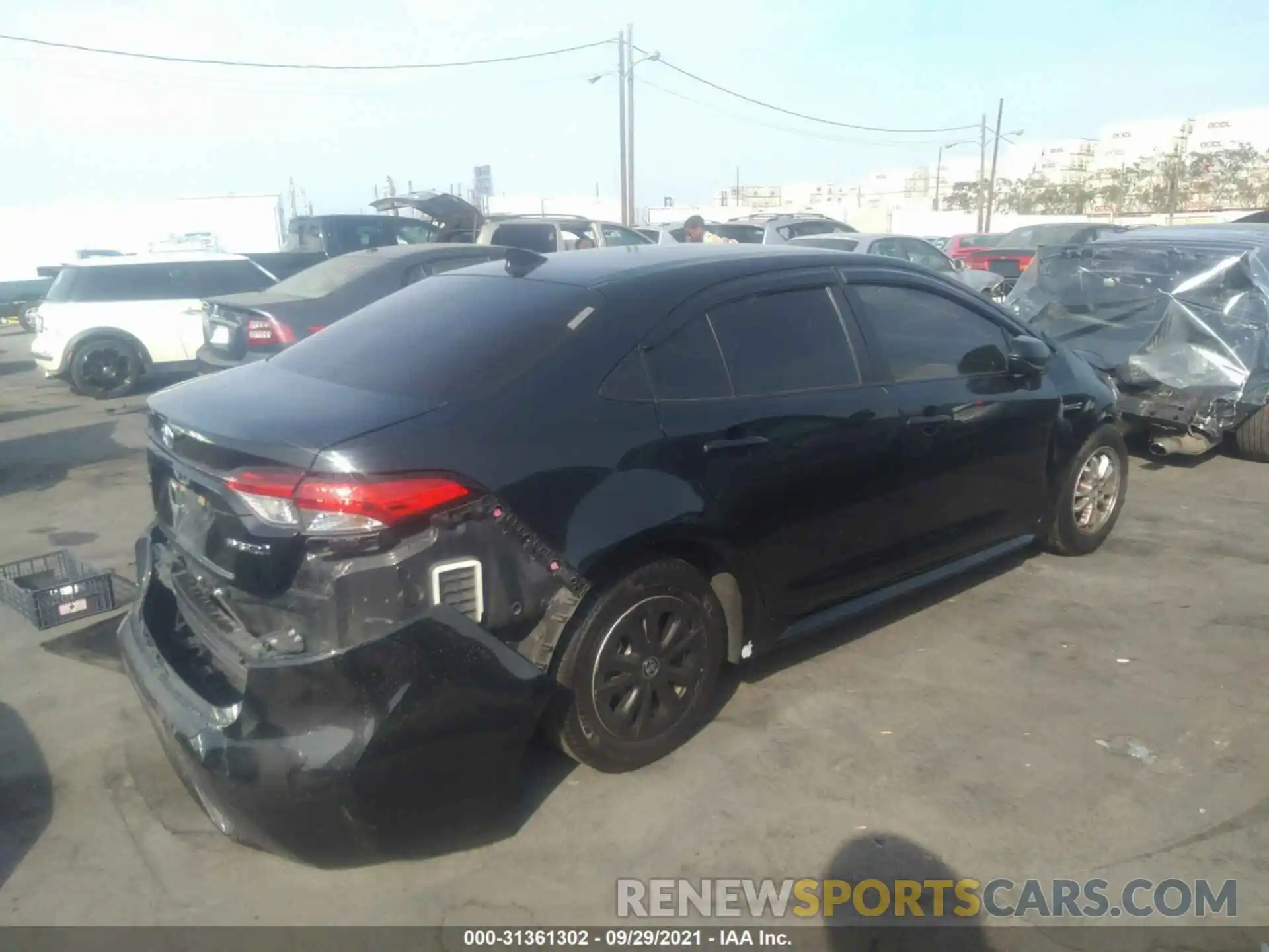 4 Photograph of a damaged car JTDEBRBE4LJ006699 TOYOTA COROLLA 2020