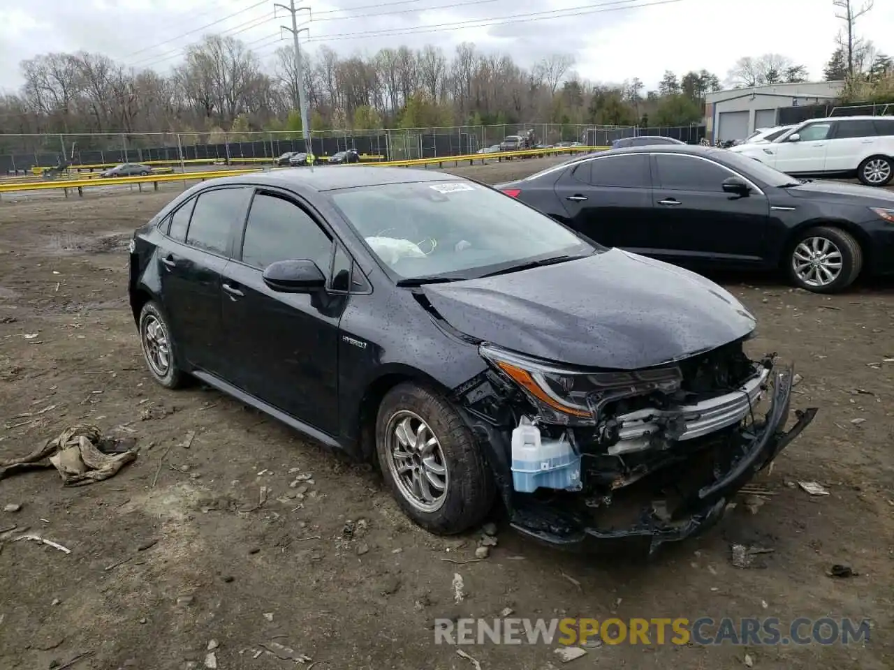 1 Photograph of a damaged car JTDEBRBE4LJ006847 TOYOTA COROLLA 2020